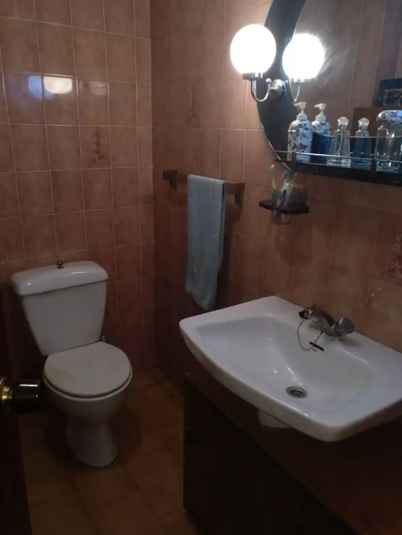 Bathroom of Flat for sale in Langreo  with Parquet flooring, Terrace and Storage room