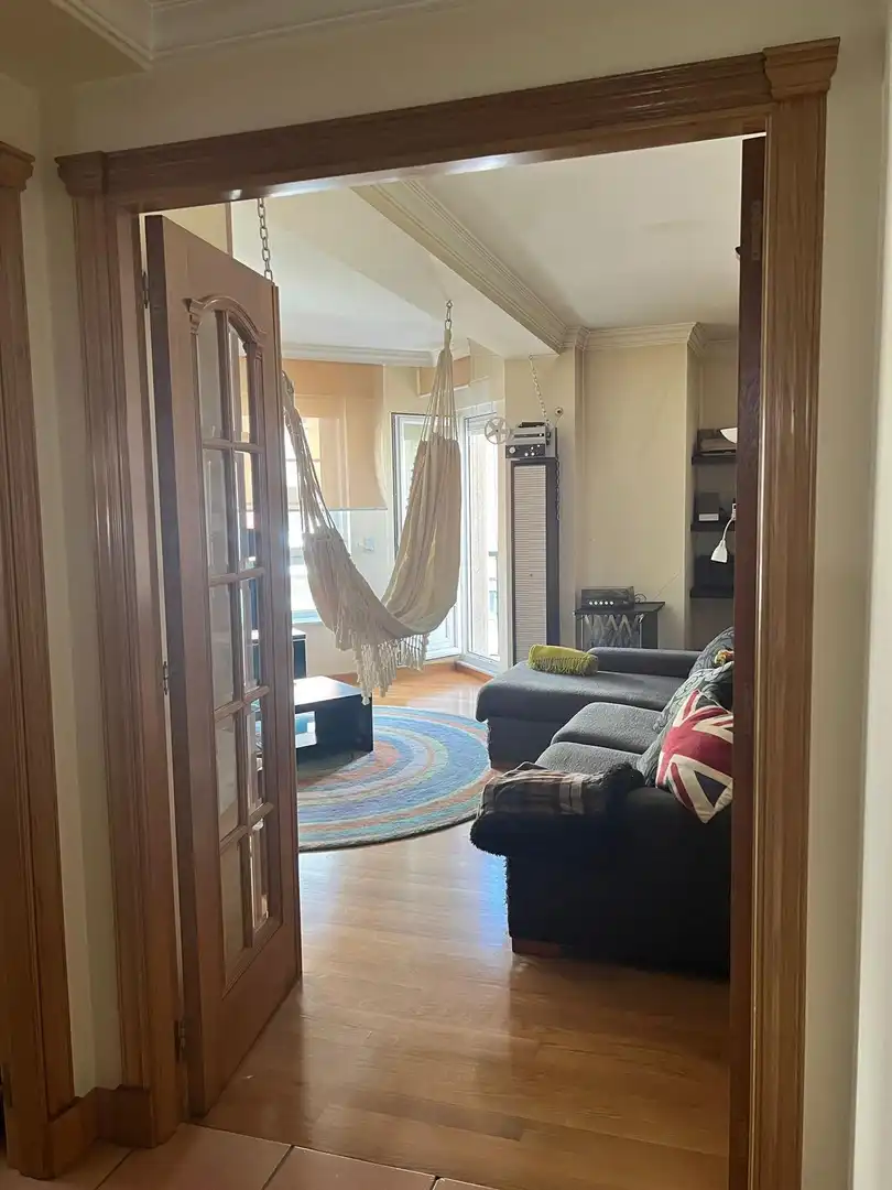 Wohnzimmer von Wohnungen zur Miete in Noia mit Heizung, Möbliert und Balkon