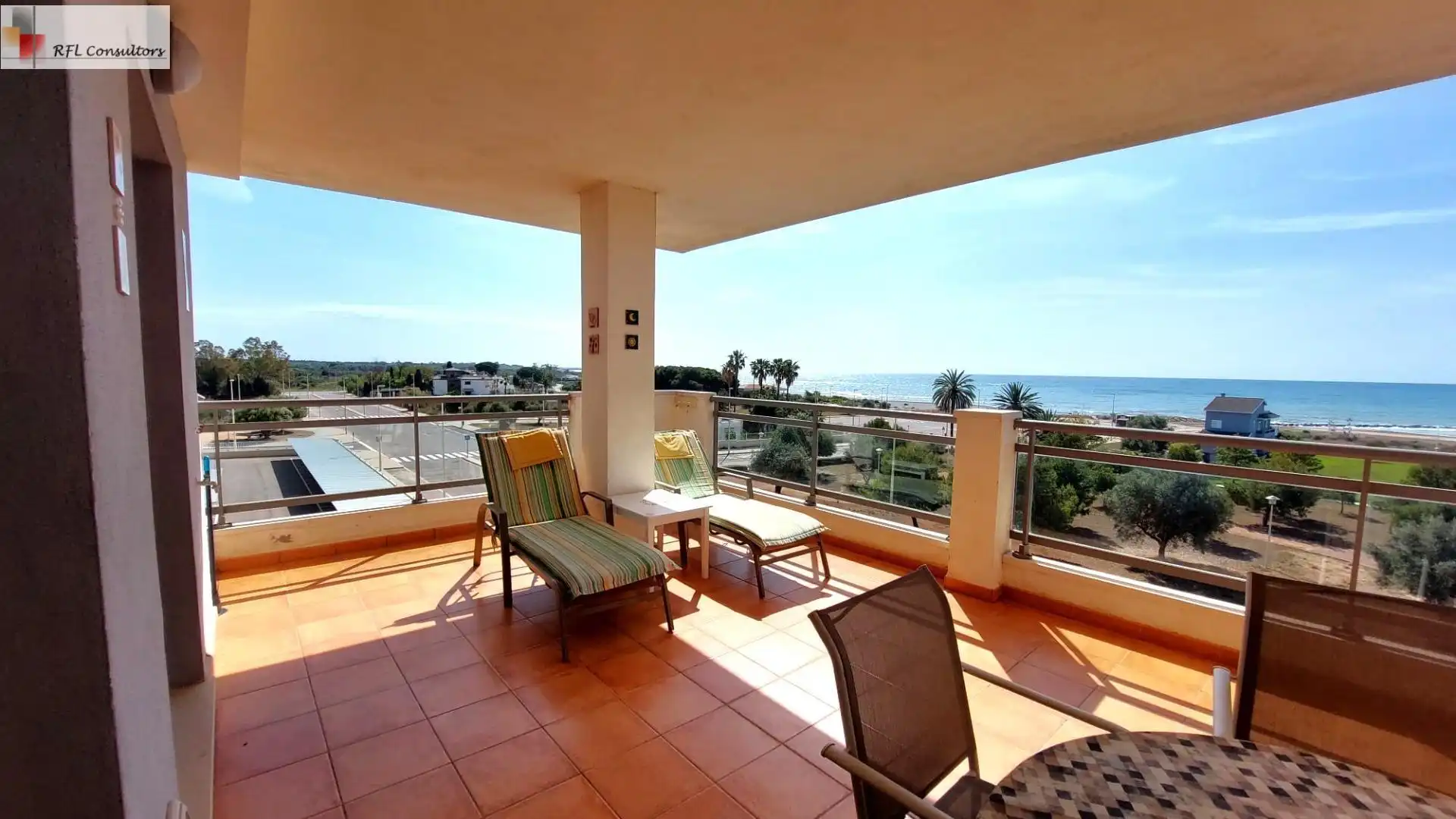 Terraza de Apartamento de alquiler en Torreblanca con Jardín privado, Terraza y Amueblado