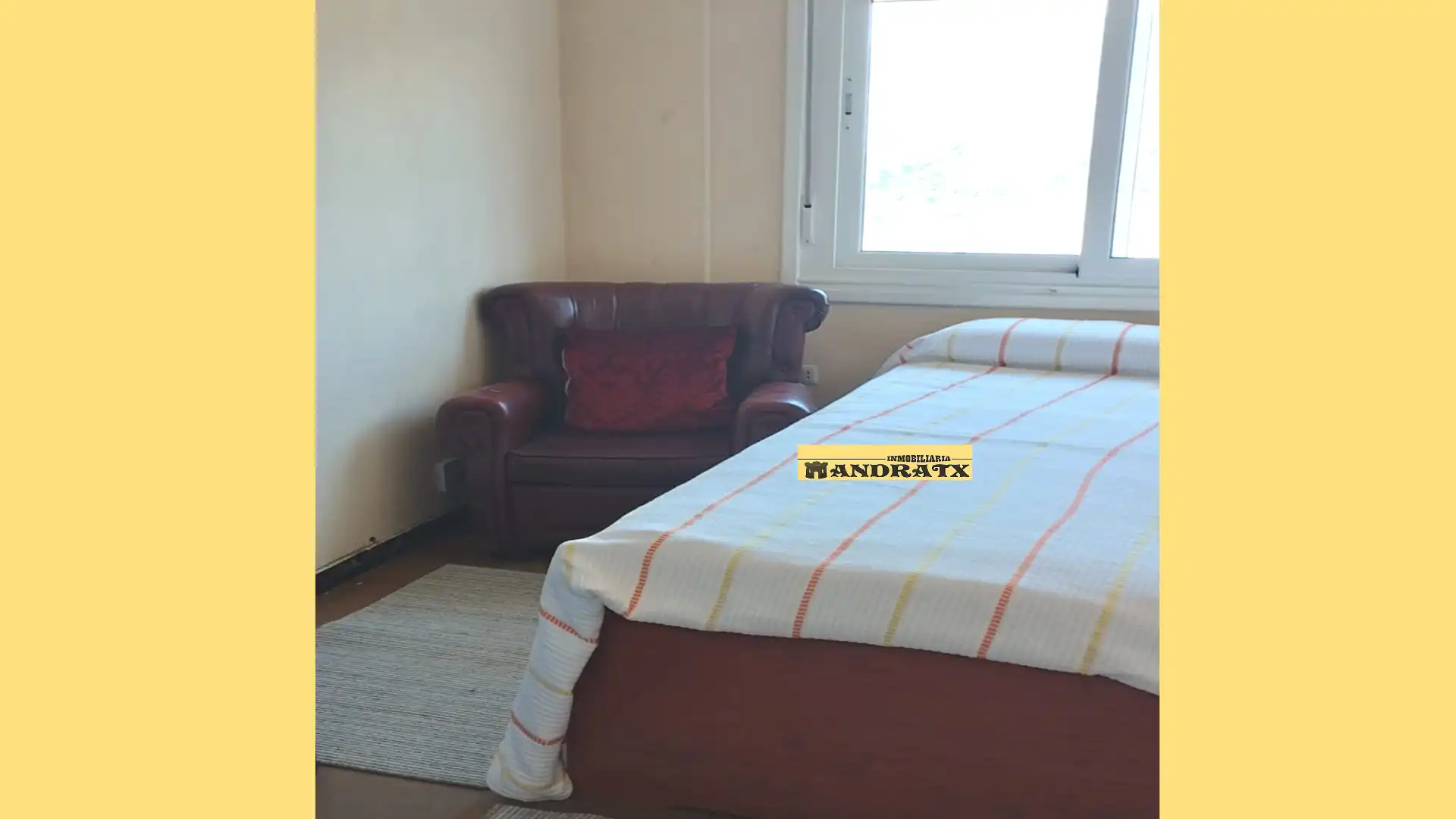 Schlafzimmer von Wohnung zur Miete in Ferrol mit Möbliert