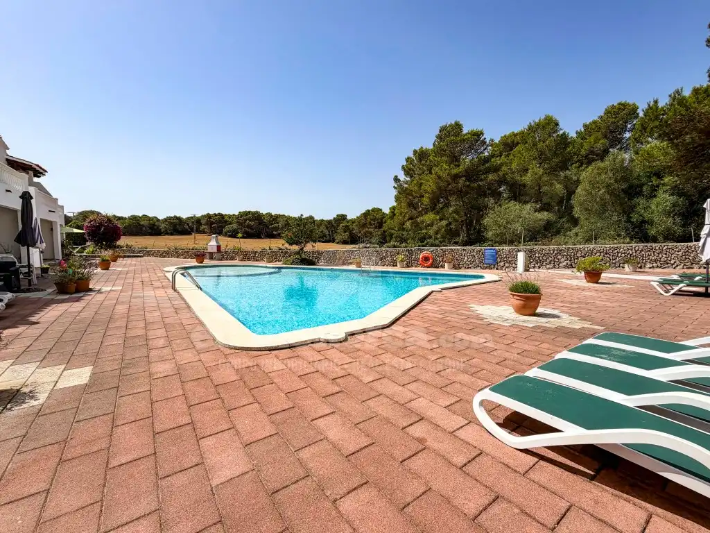 Swimming pool of Apartments for sale in Es Mercadal  with Air Conditioner, Private garden and Terrace