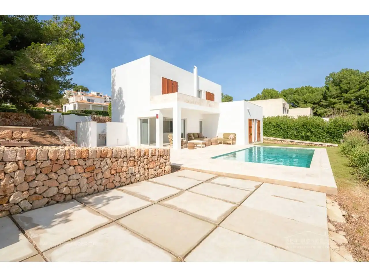 Vista exterior de Casa o chalet en venta en Es Mercadal con Aire acondicionado, Jardín privado y Terraza