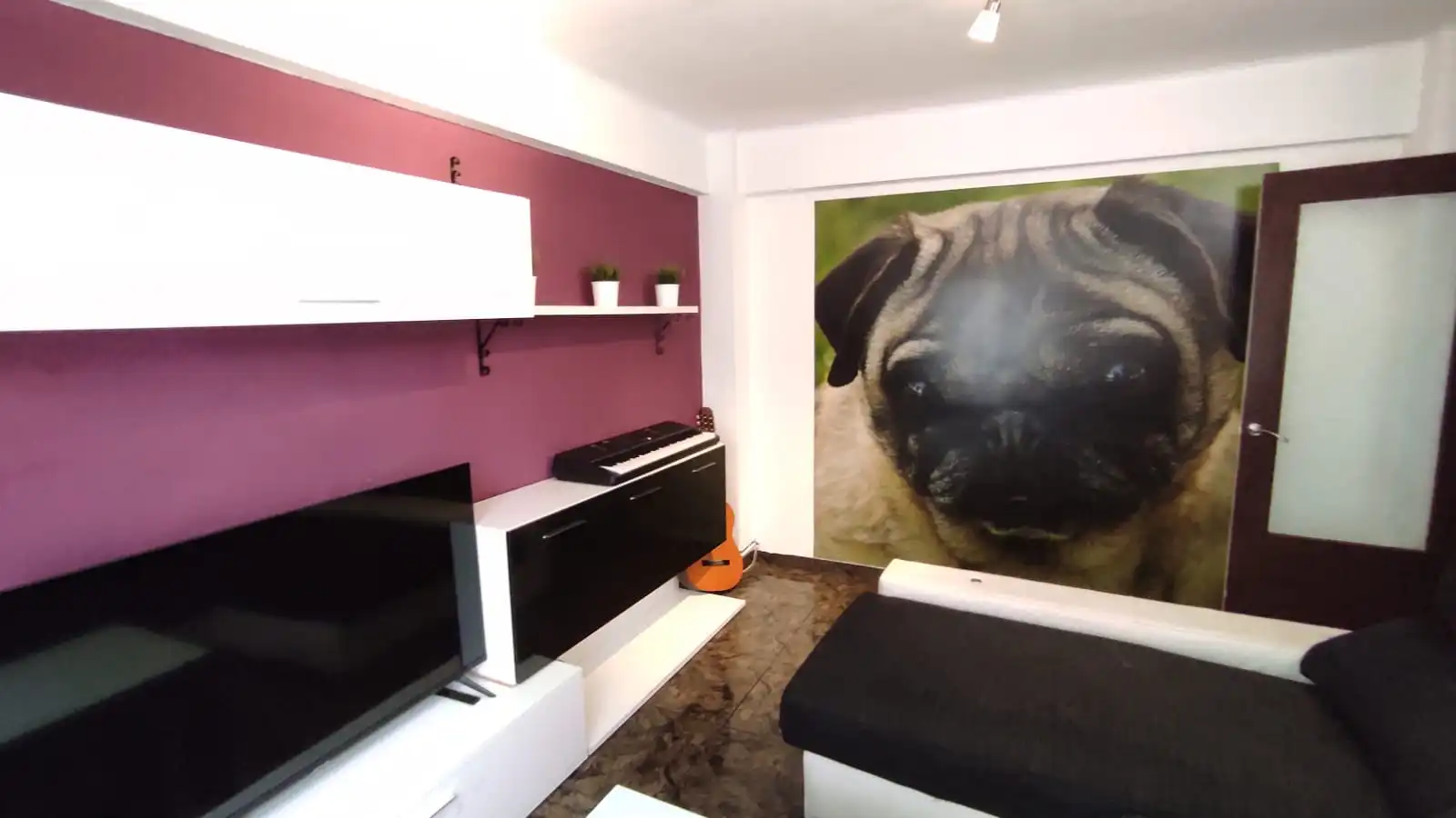 Sala de estar de Piso en venta en Ermua con Calefacción, Trastero y Amueblado