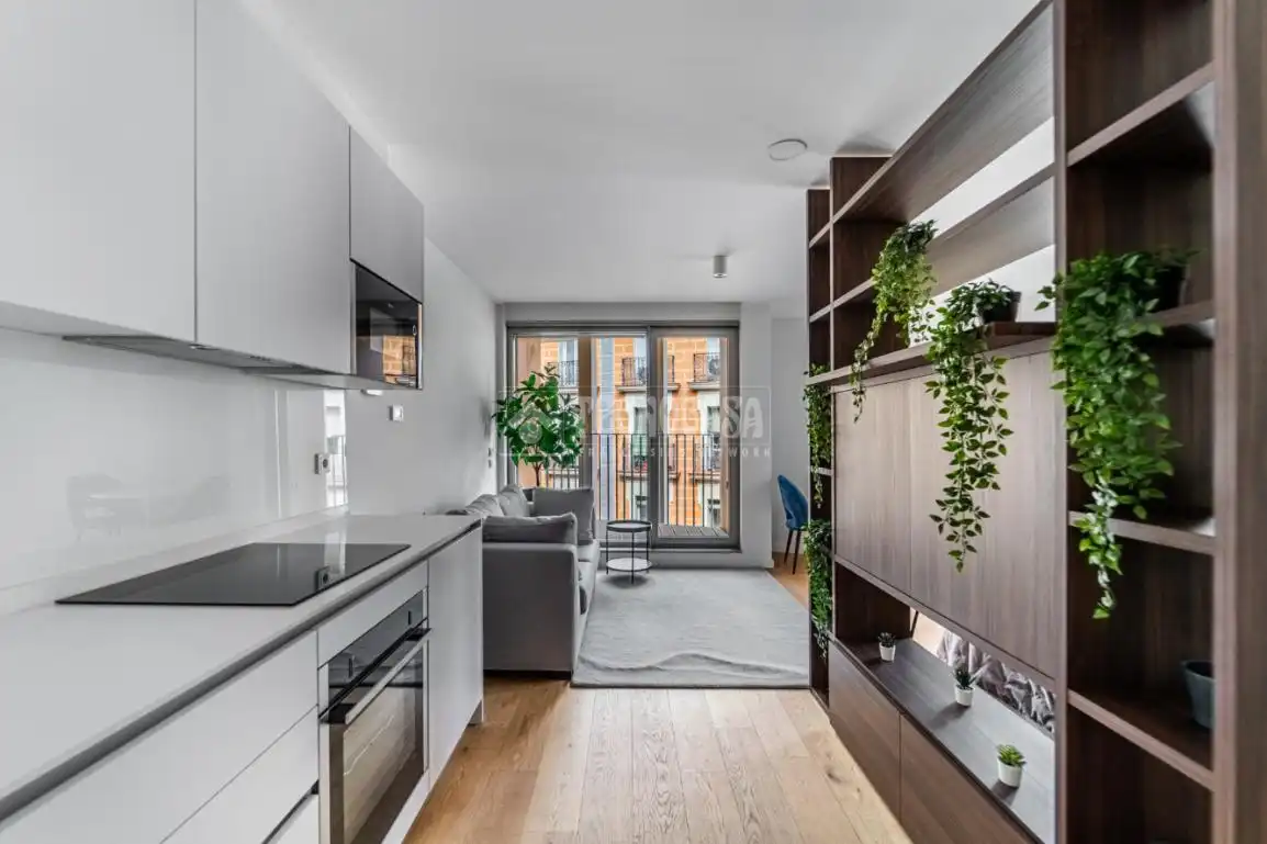 Balcony of Study for rent in Madrid  with Air Conditioner, Heating and Terrace