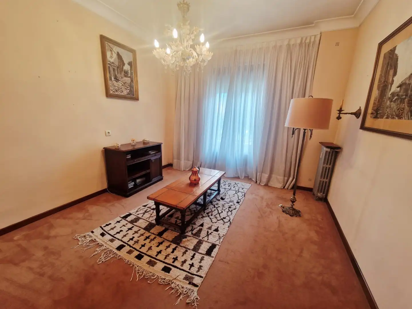 Sala de estar de Piso en venta en Avilés con Calefacción, Parquet y Trastero