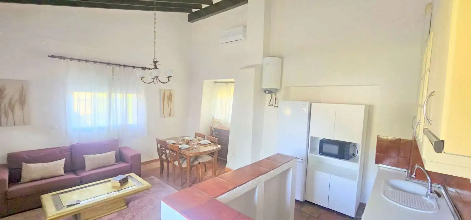 Kitchen of Detached homes for rent in Vélez-Málaga  with Air Conditioner, Terrace and Swimming Pool