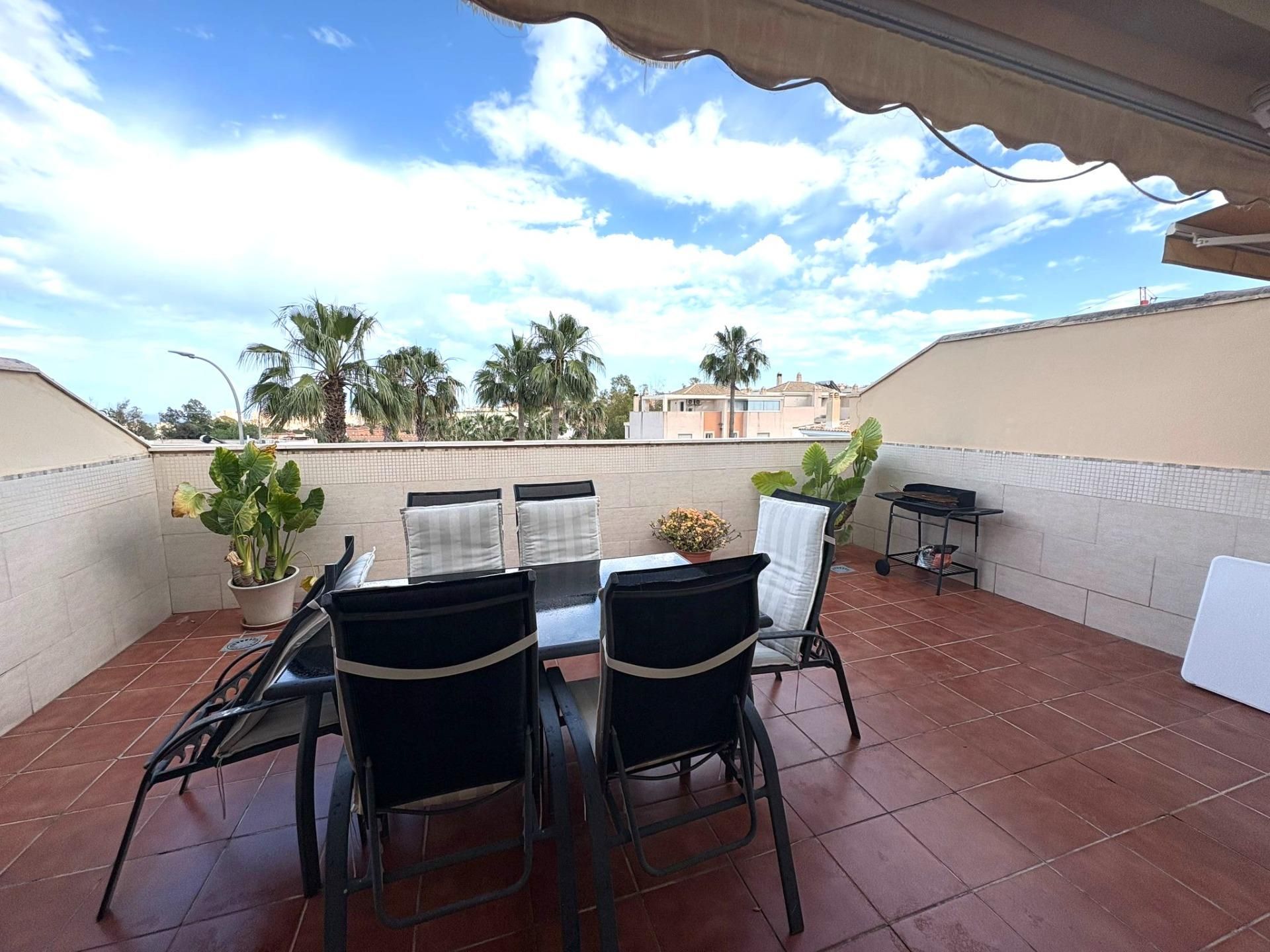 Terrace of Single-family semi-detached for sale in Torremolinos  with Air Conditioner, Heating and Private garden
