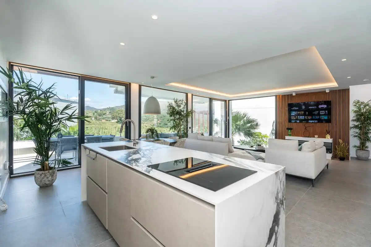 Kitchen of Houses for sale in Mijas  with Air Conditioner, Heating and Private garden