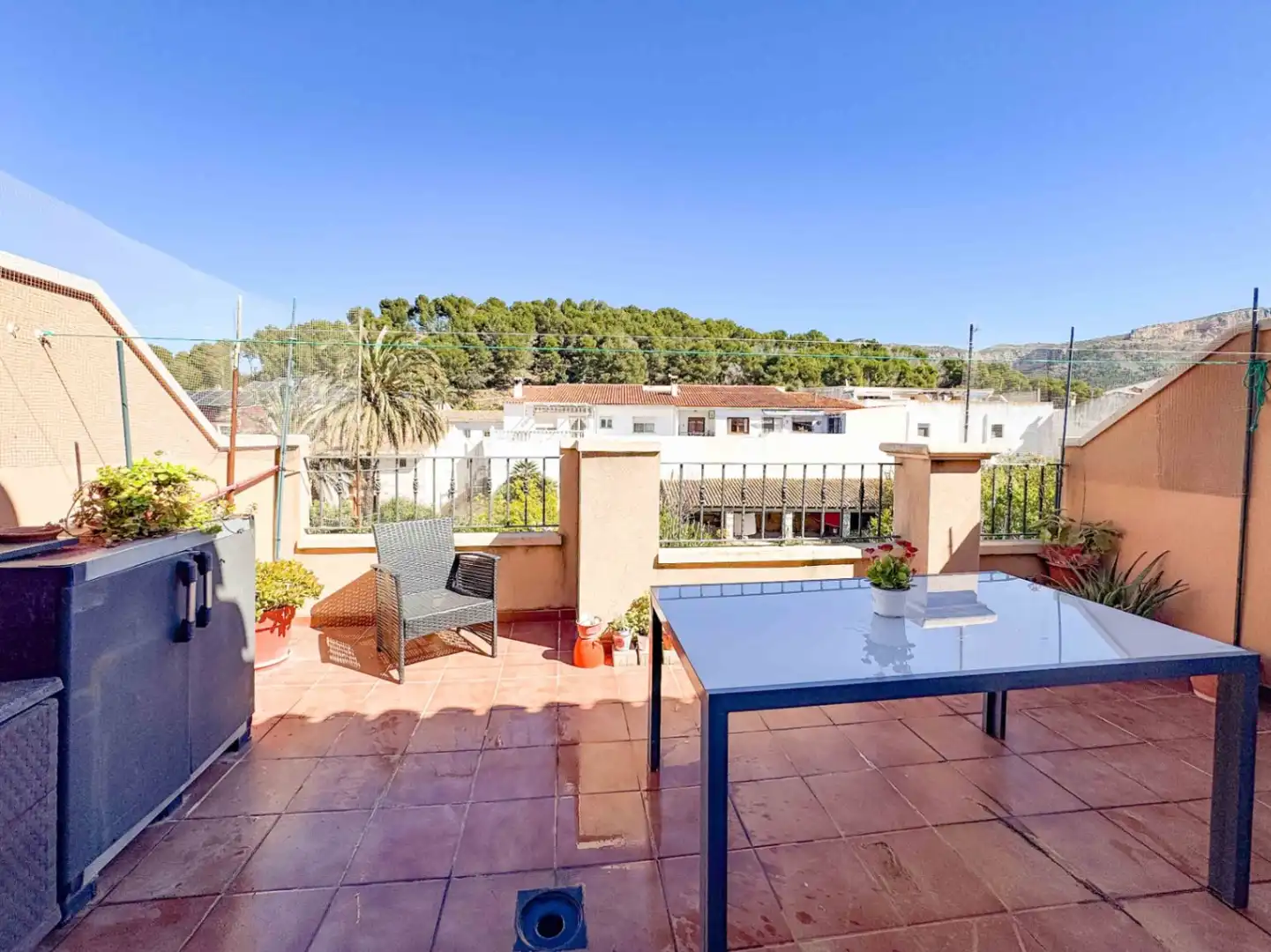 Terrasse von Dachboden zum Verkauf in Dénia mit Klimaanlage und Heizung