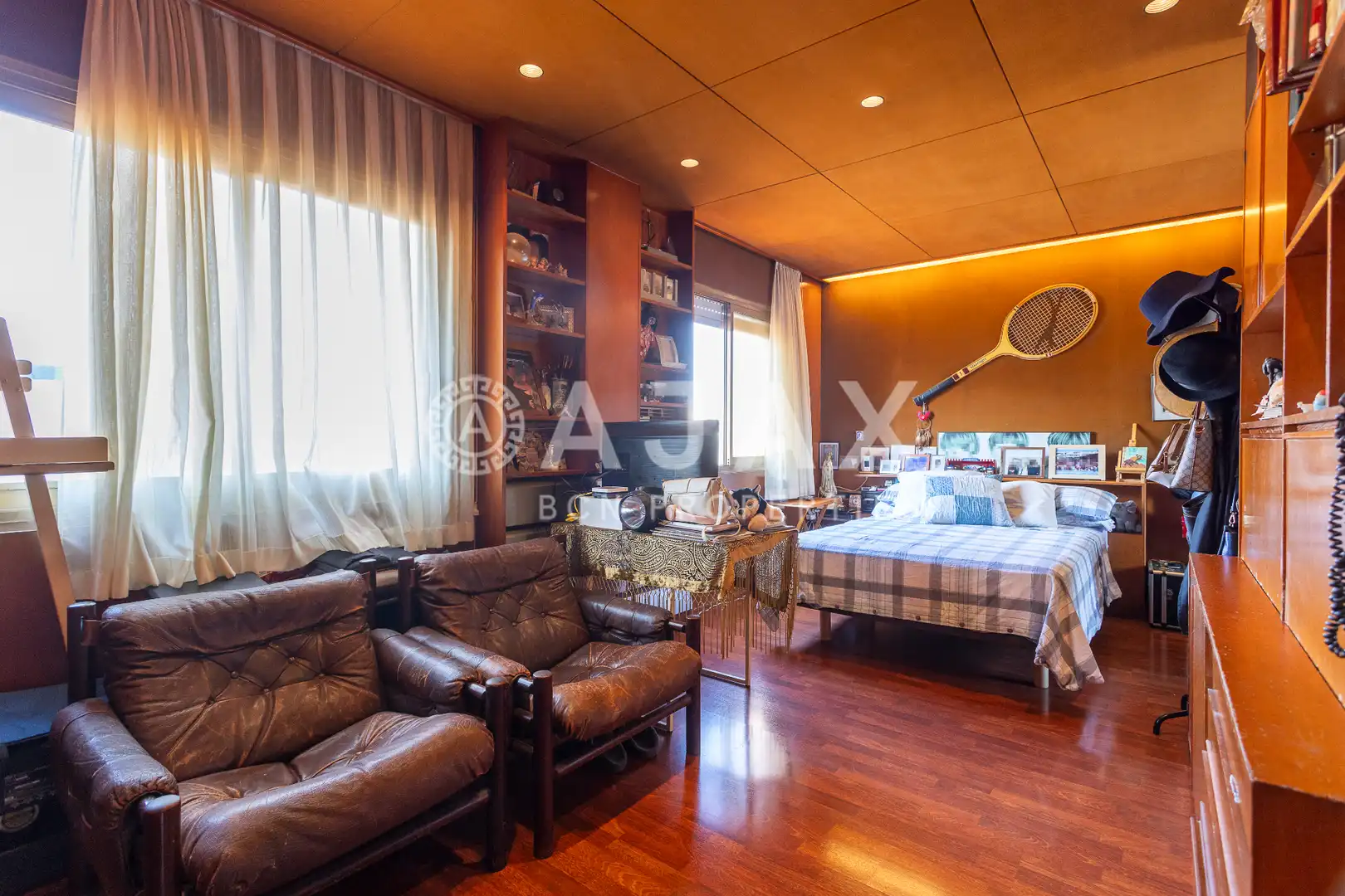 Sala de estar de Ático en venta en Barcelona con Aire acondicionado, Calefacción y Terraza