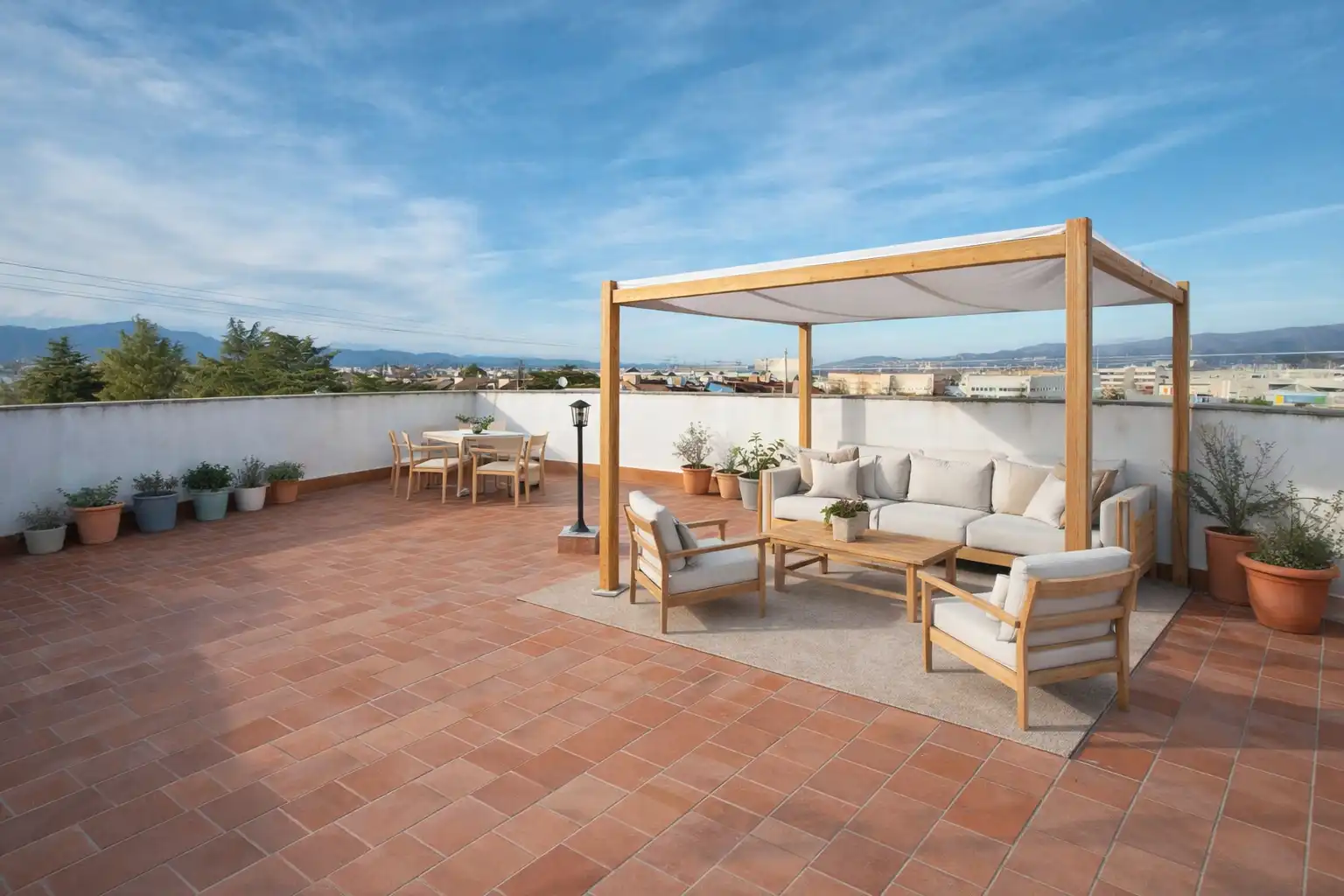 Terraza de Dúplex en venta en Vilablareix con Parquet, Terraza y Horno