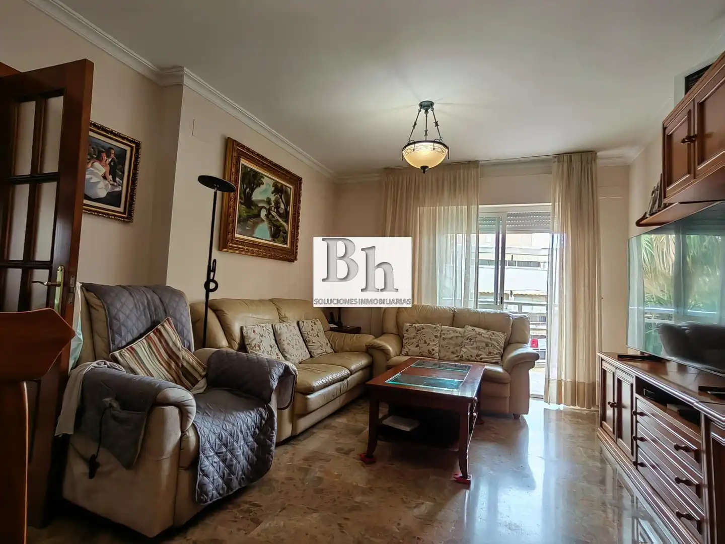 Sala de estar de Piso en venta en Málaga con Aire acondicionado, Jardín privado y Terraza