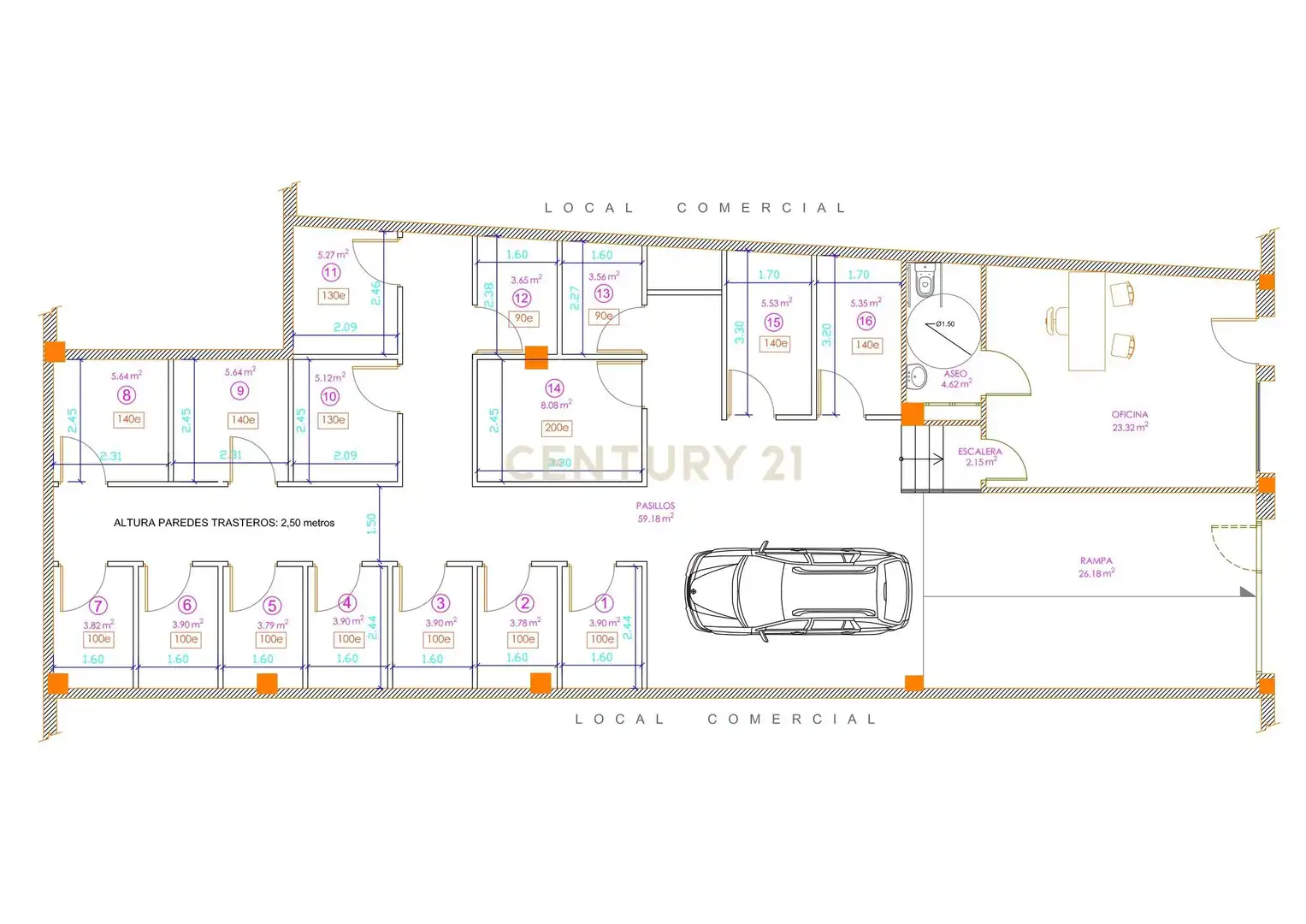 Storage room for rent in Calpe / Calp  with Alarm