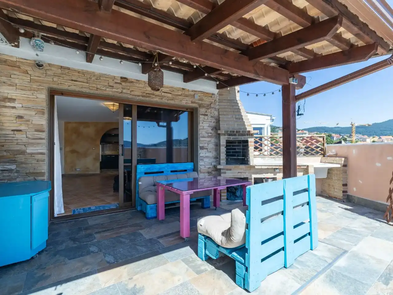 Terrace of Attic for rent in Moaña, Pontevedra