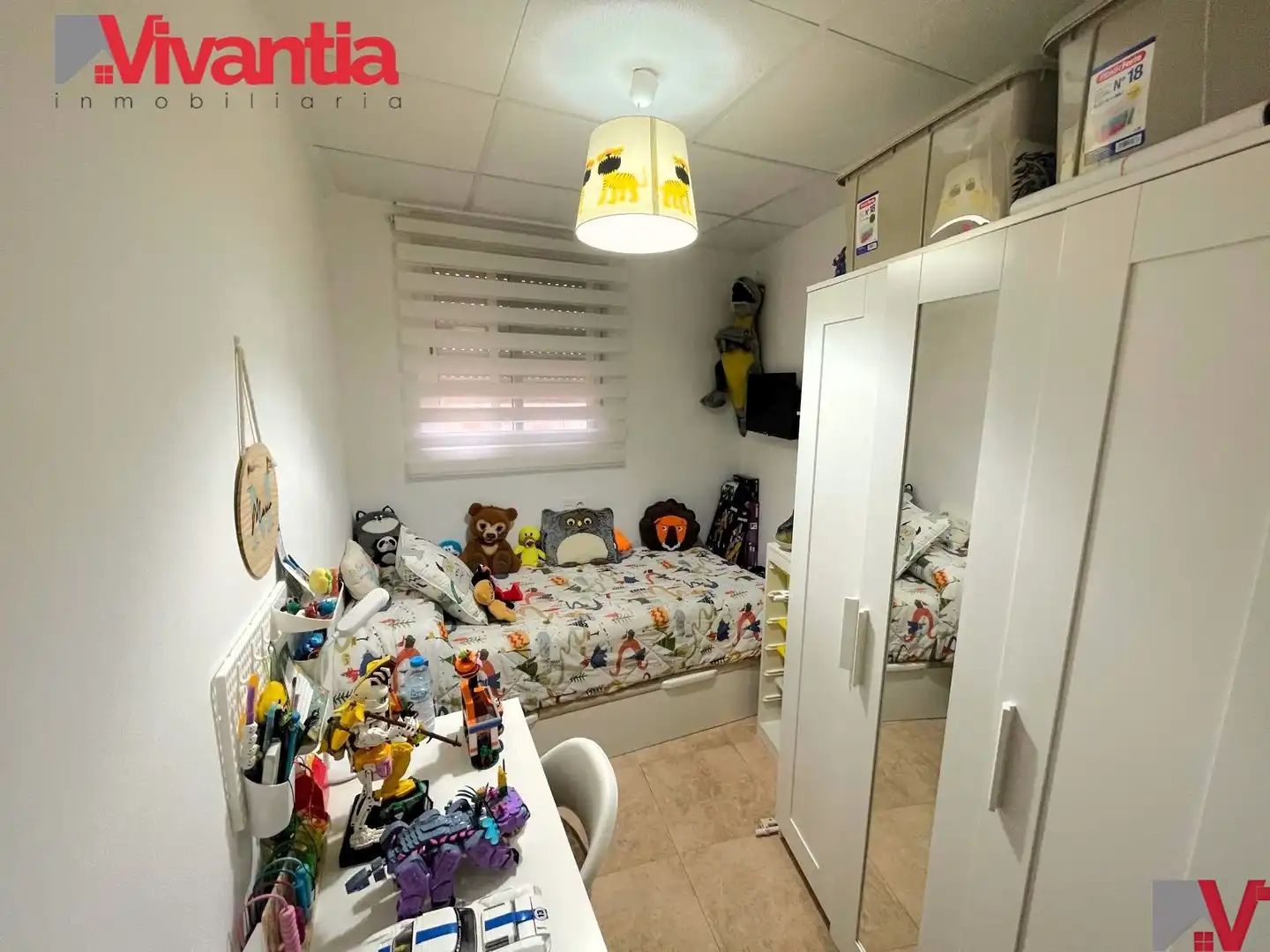 Schlafzimmer von Dachboden zum Verkauf in Lorca mit Klimaanlage, Terrasse und Abstellraum