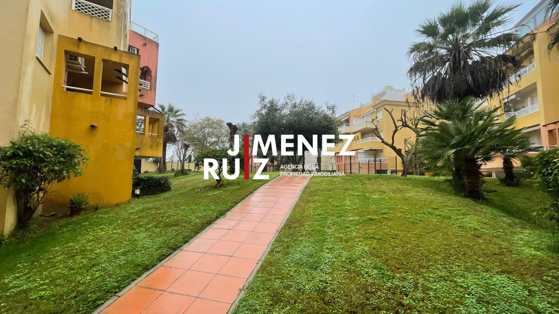 Jardín de Piso de alquiler en El Puerto de Santa María con Aire acondicionado, Terraza y Amueblado