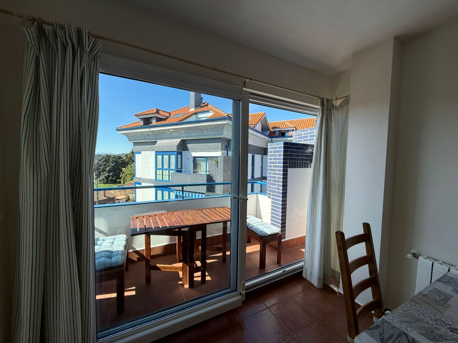 Balcony of Flat for sale in Noja  with Heating, Terrace and Community pool