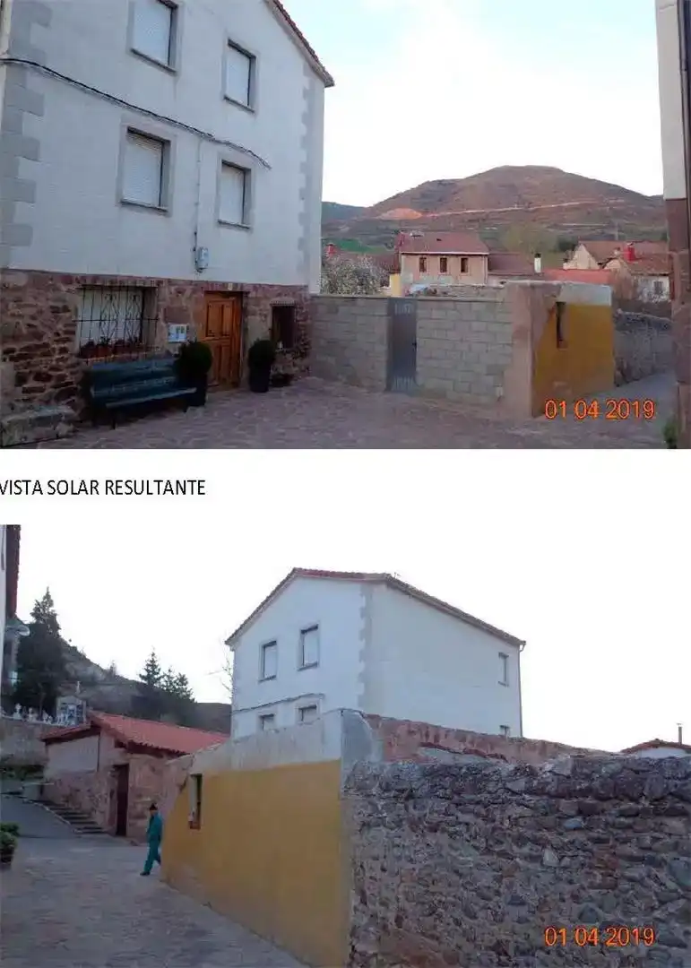 Vista exterior de Terreno en venta en Fresneda de la Sierra Tirón, Burgos