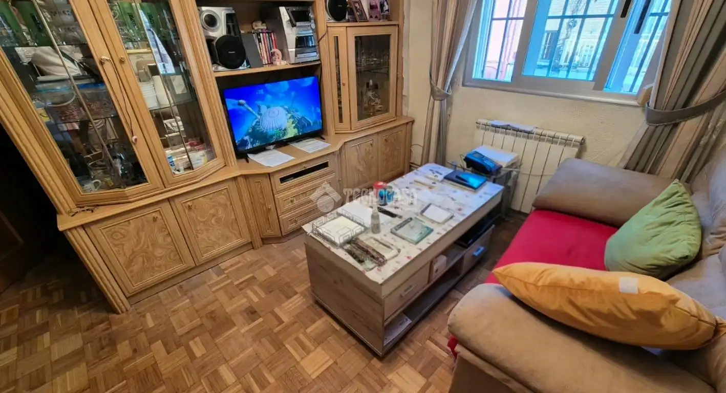 Wohnzimmer von Wohnung zum Verkauf in Madrid mit Klimaanlage, Heizung und Parkett