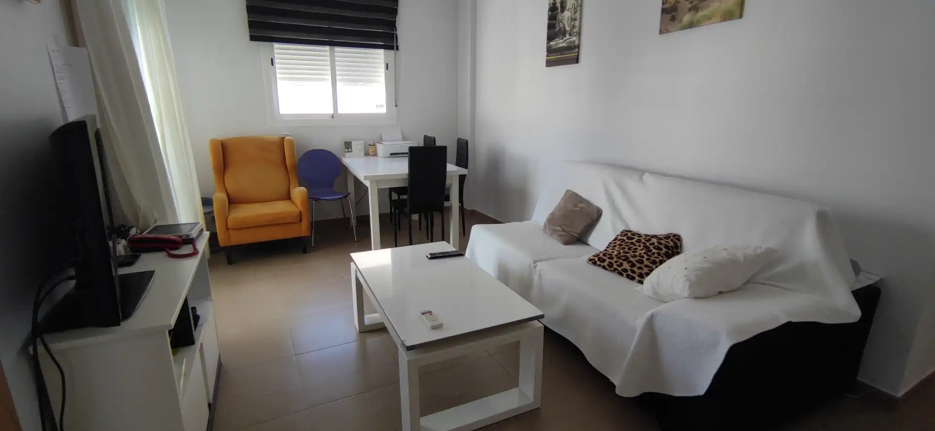 Living room of Apartments for sale in Piles  with Air Conditioner, Terrace and Furnished