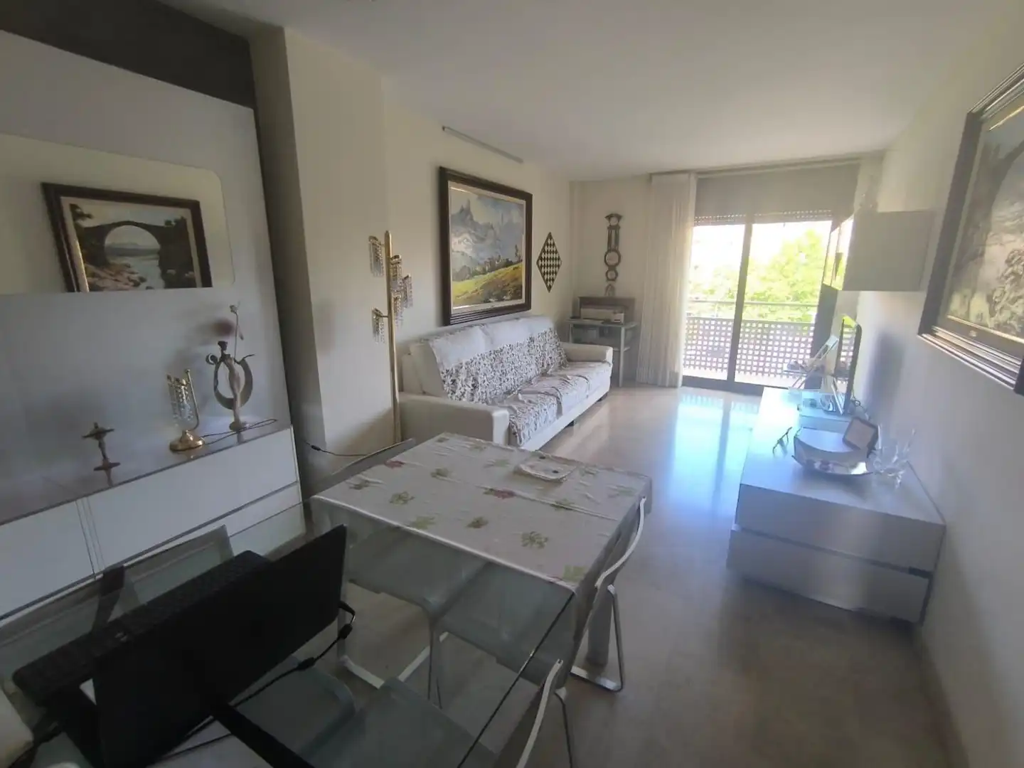 Wohnzimmer von Wohnung zum Verkauf in Manresa mit Heizung, Terrasse und Balkon