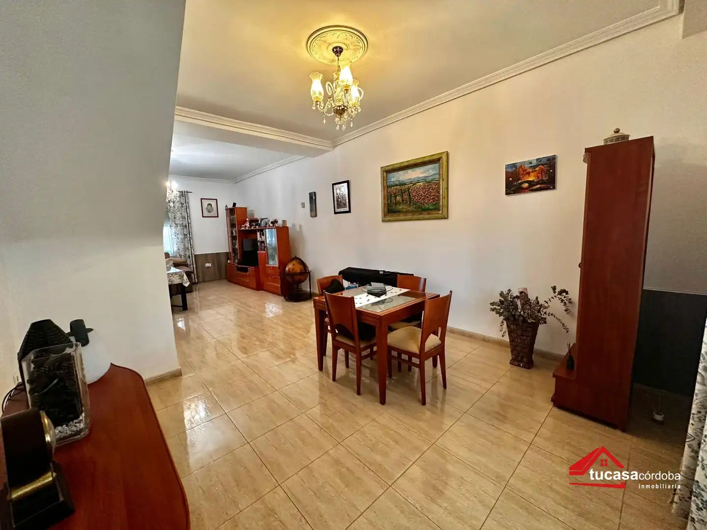 Menjador de Casa o xalet en venda en Córdoba amb Aire condicionat, Jardí privat i Piscina