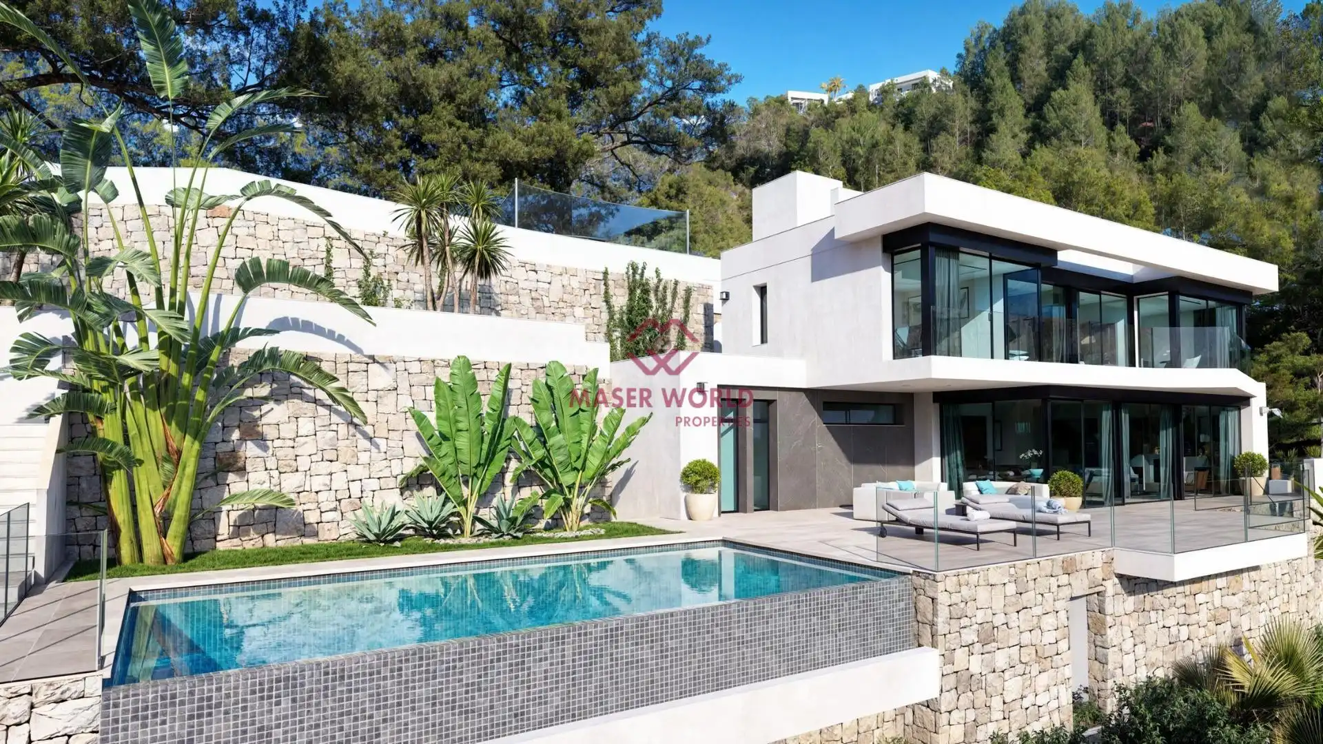 Villa mit Pool zum Verkauf in La Fustera