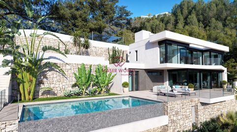 Villa de lujo de nueva construcción con vistas panorámicas al mar en Raco de Galeno, Benissa Costa