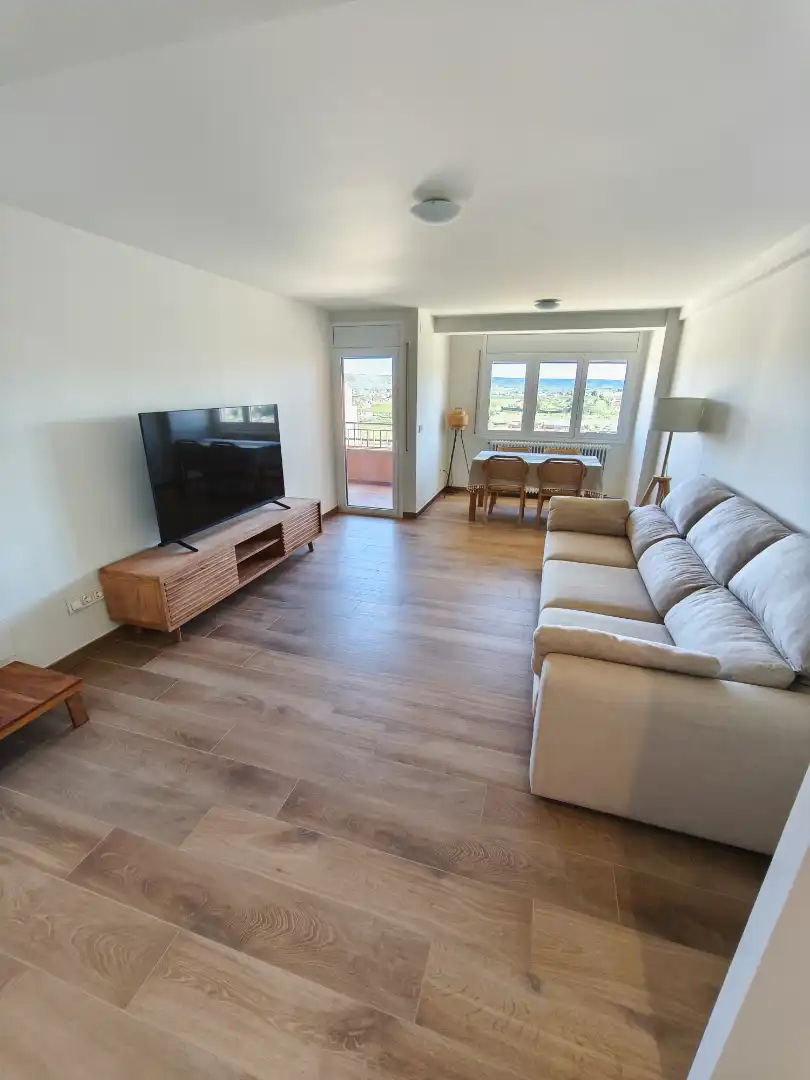 Sala de estar de Piso en venta en Fraga con Aire acondicionado, Terraza y Amueblado
