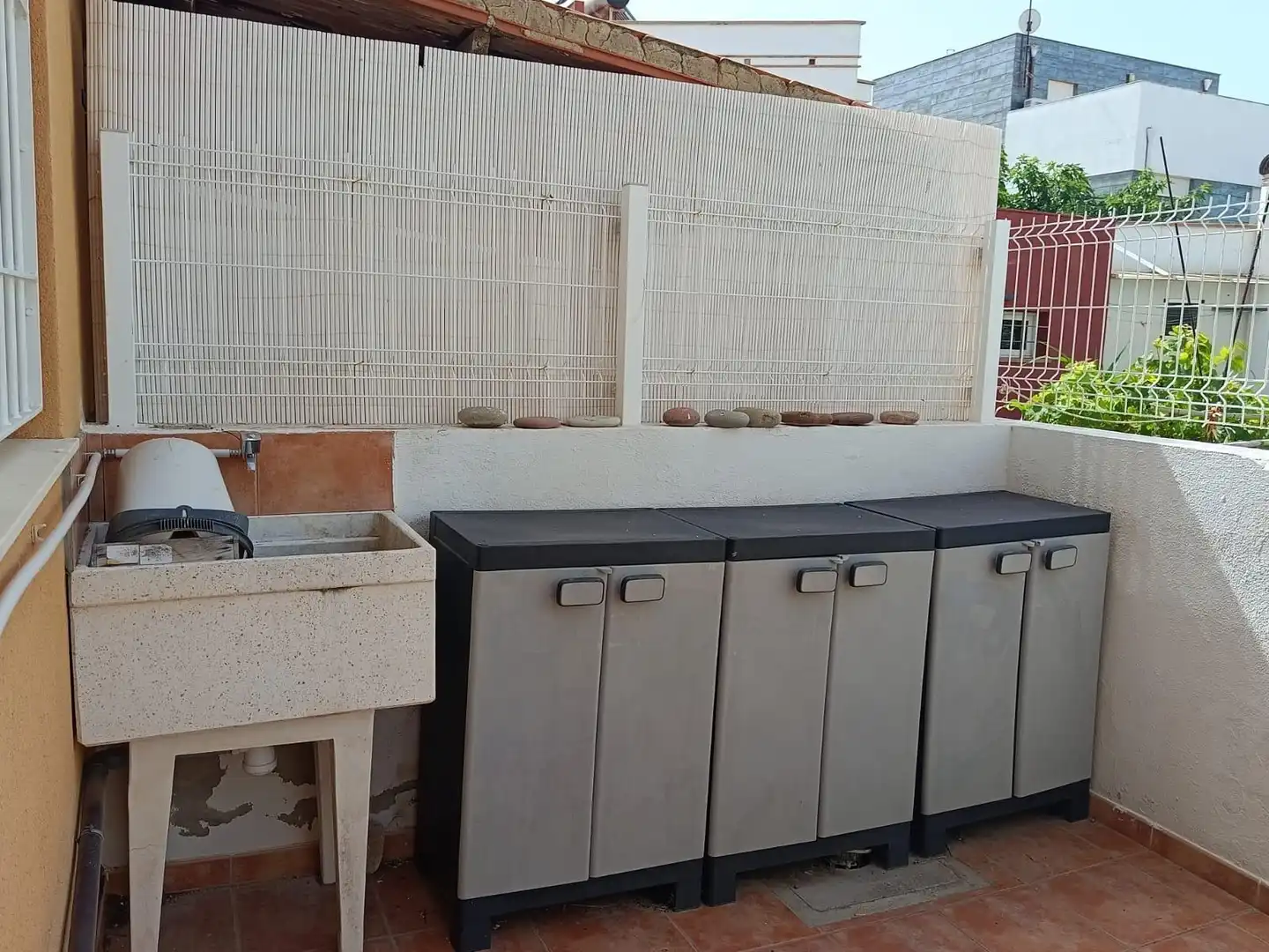 Terrace of Detached homes for sale in Almazora / Almassora  with Air Conditioner and Community pool