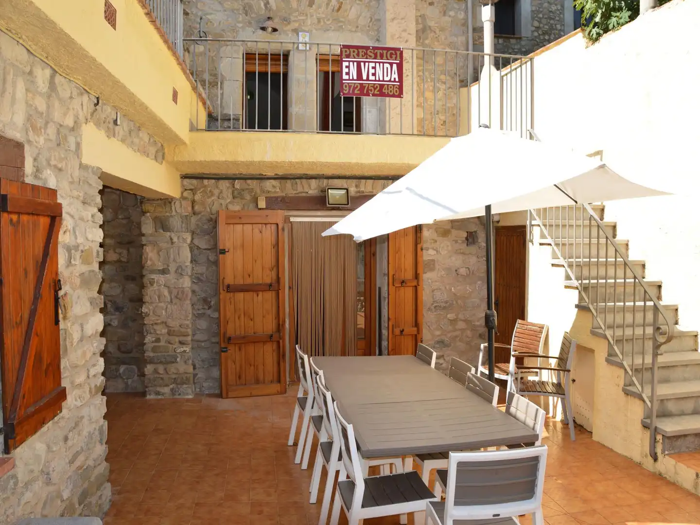 Terrassa de Casa adosada en venda en Sant Llorenç de la Muga amb Jardí privat, Terrassa i Traster