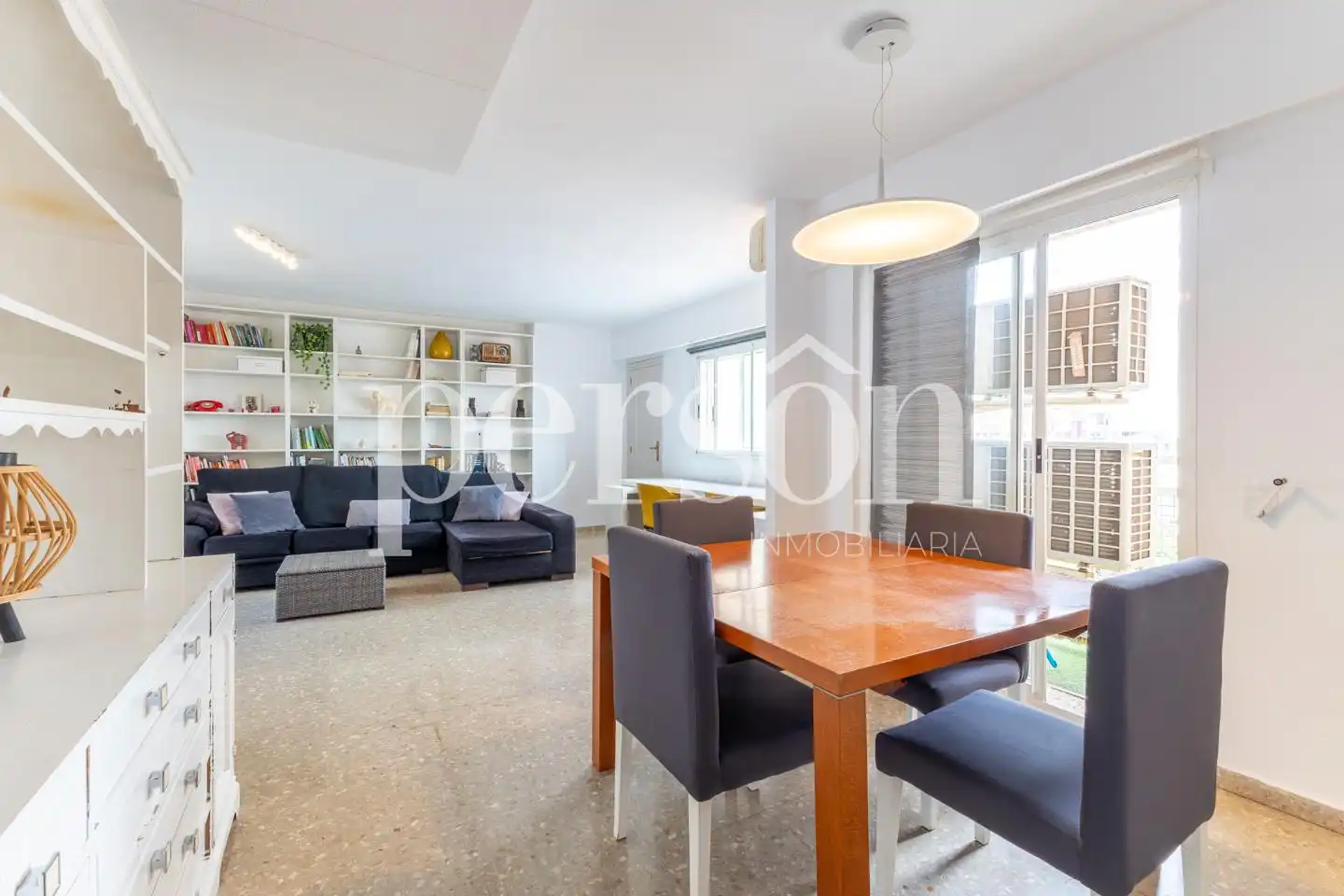 Sala de estar de Piso de alquiler en Valencia con Aire acondicionado y Amueblado