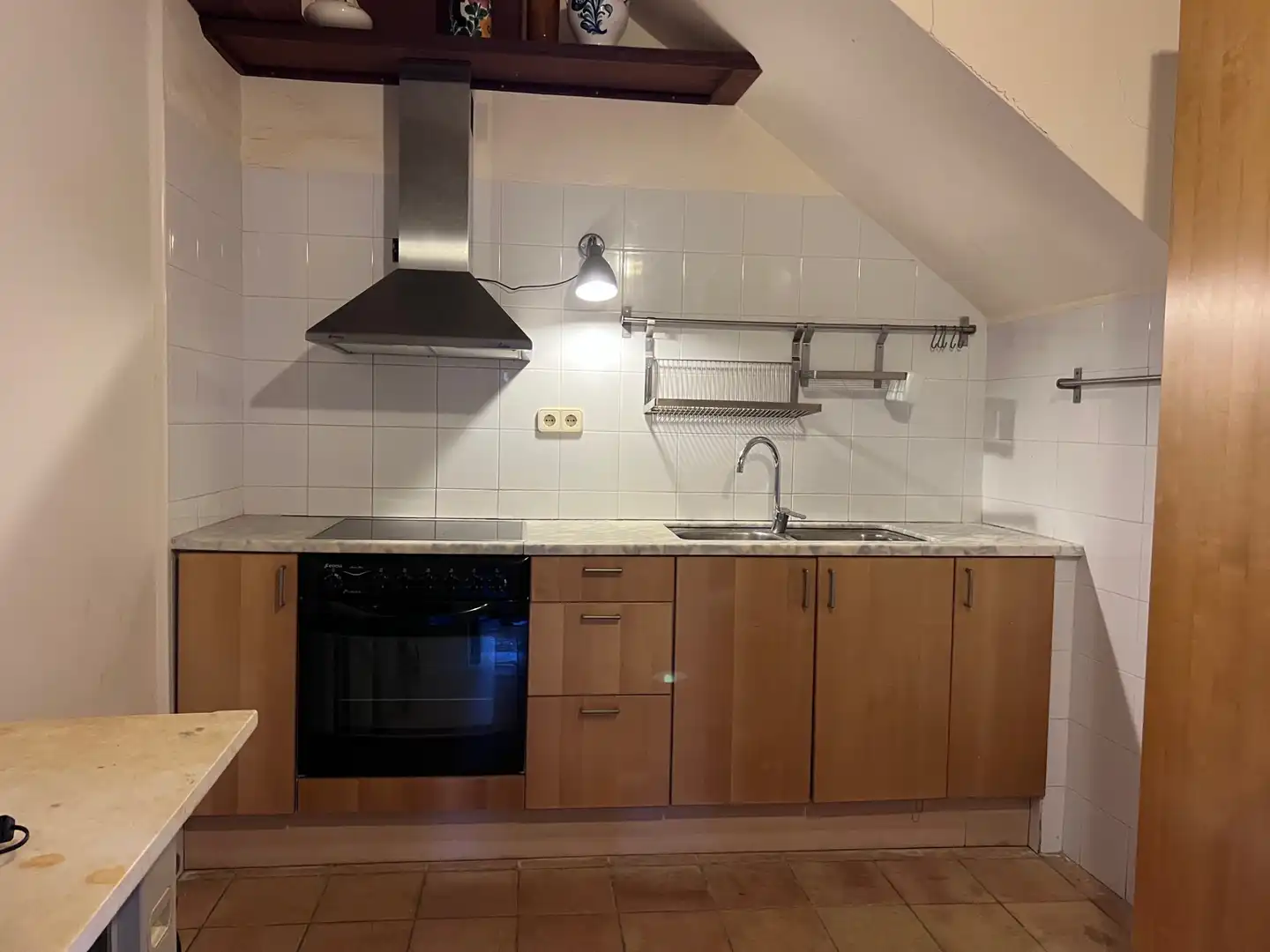 Cuina de Finca rústica en venda en Mieres (Girona) amb Aire condicionat, Jardí privat i Parquet