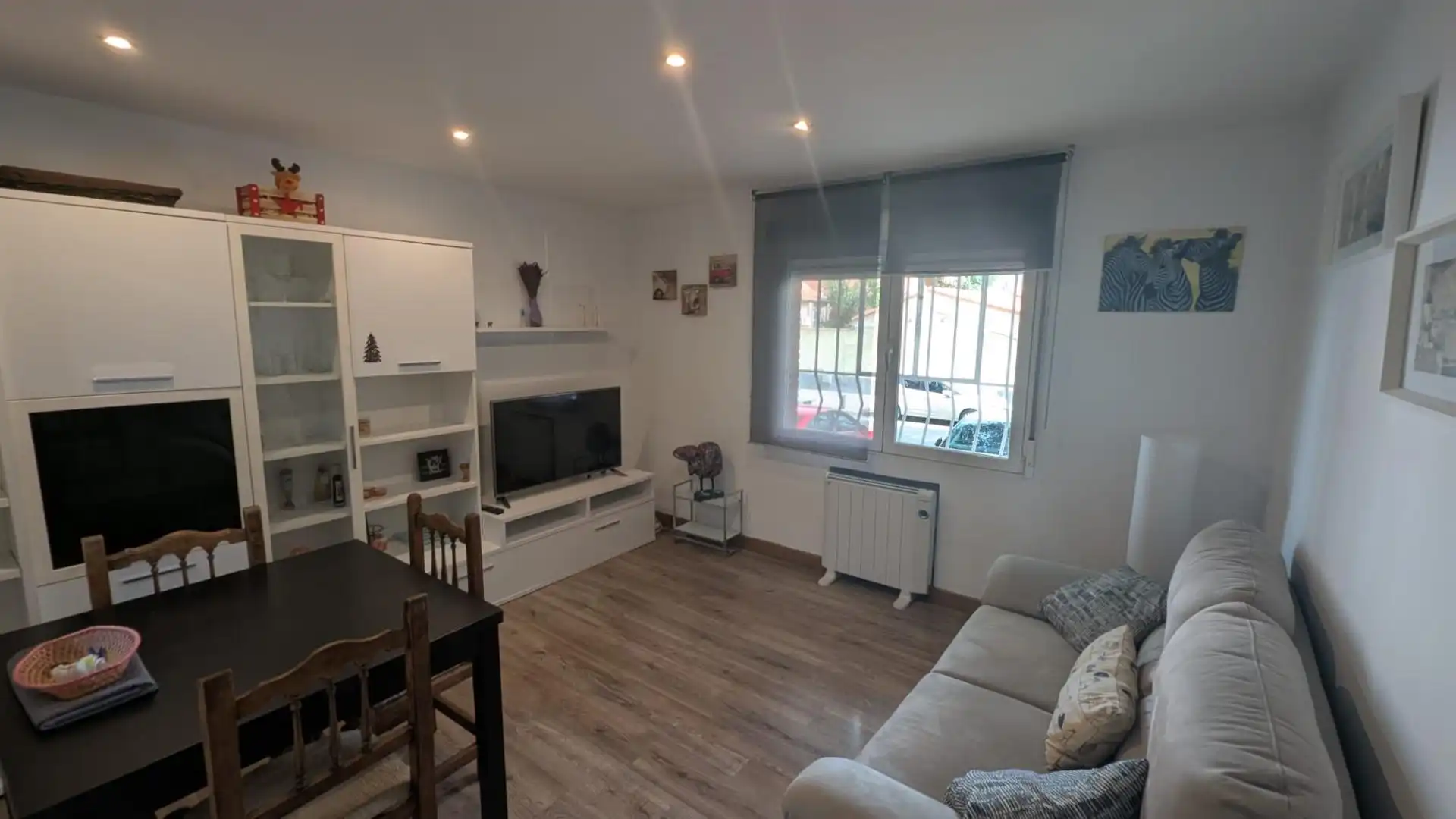 Sala de estar de Piso de alquiler en Madrid con Aire acondicionado, Calefacción y Parquet