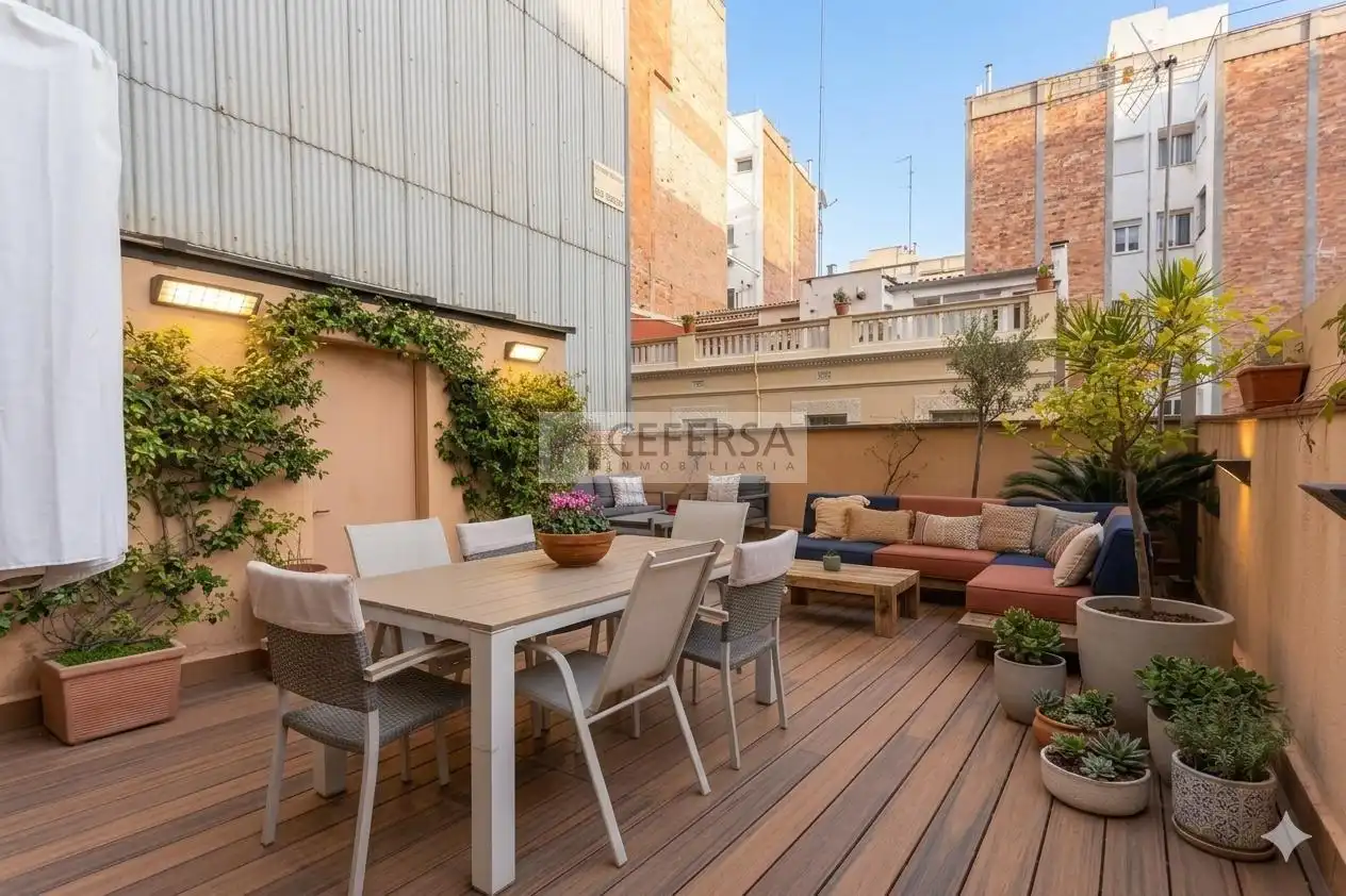 Terraza de Casa o chalet en venta en Barcelona con Aire acondicionado, Calefacción y Parquet