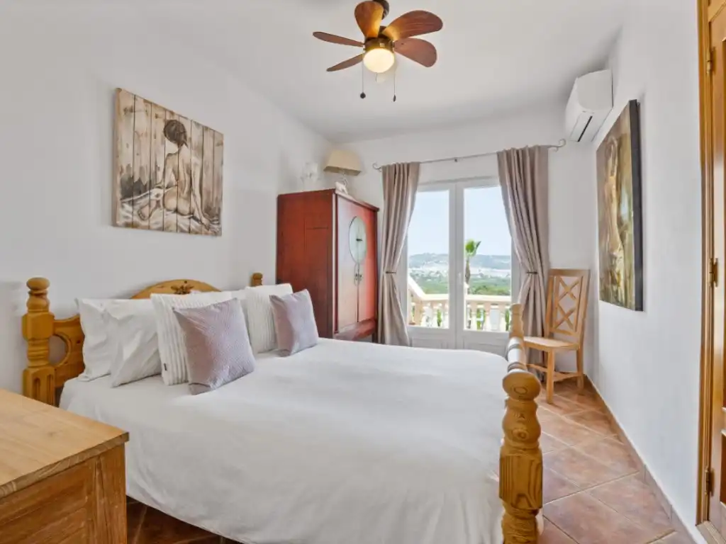 Habitación de Casa o chalet de alquiler en Jávea / Xàbia con Aire acondicionado, Jardín privado y Piscina