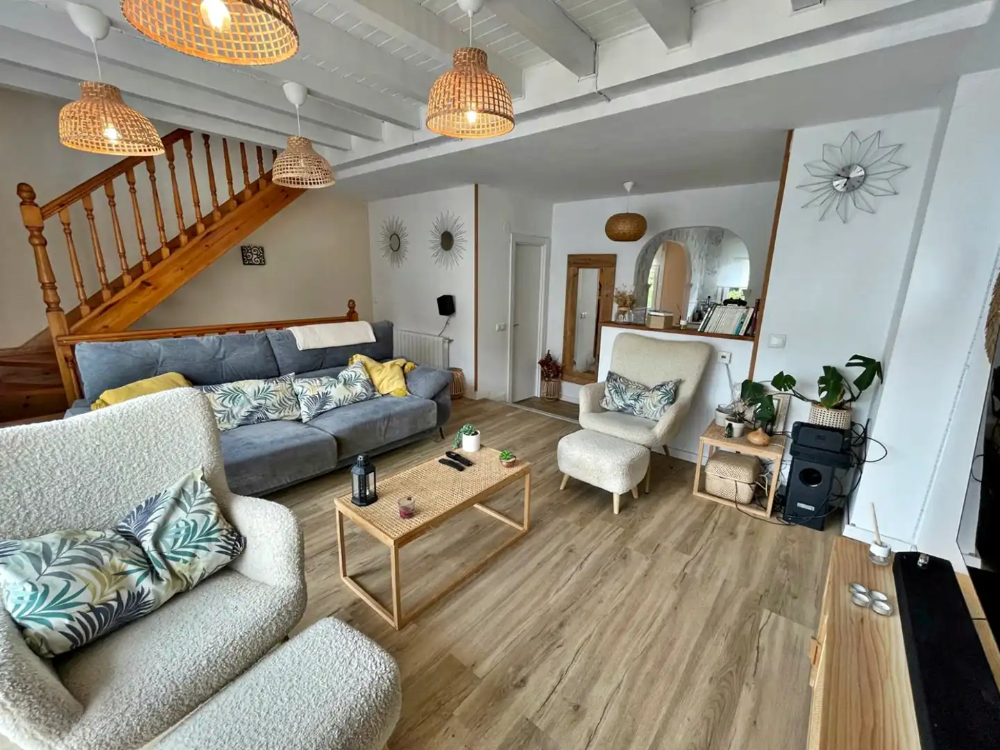 Living room of Detached homes for sale in Piélagos  with Heating, Private garden and Parquet flooring