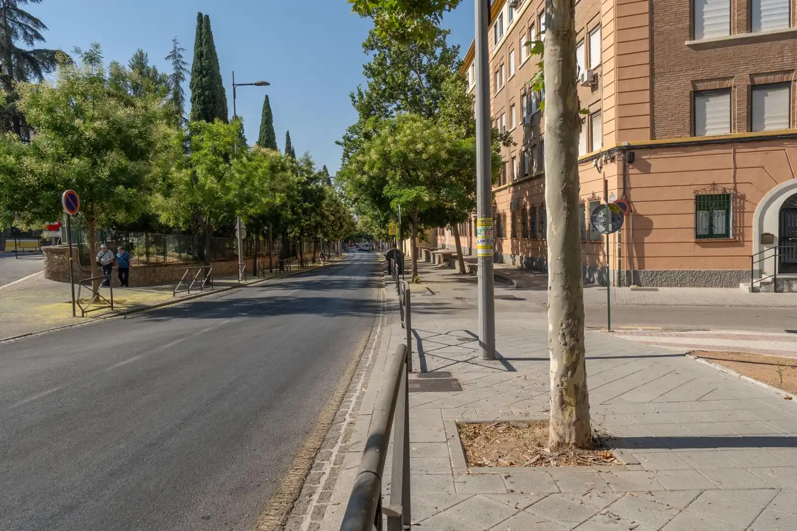 Exterior view of Flat for sale in Granada  with Air Conditioner, Terrace and Alarm