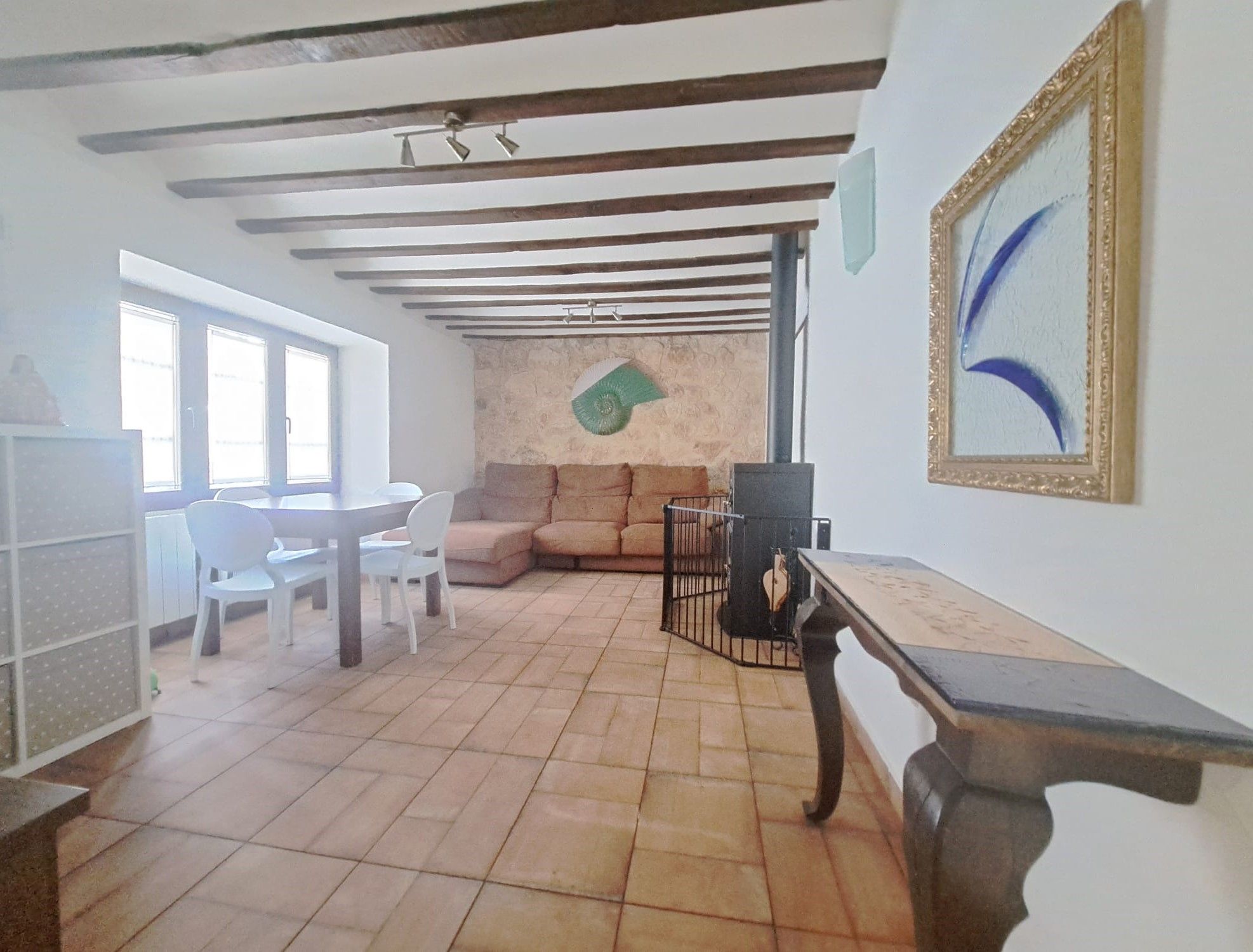 Living room of Single-family semi-detached for sale in Miguelturra  with Air Conditioner, Heating and Terrace