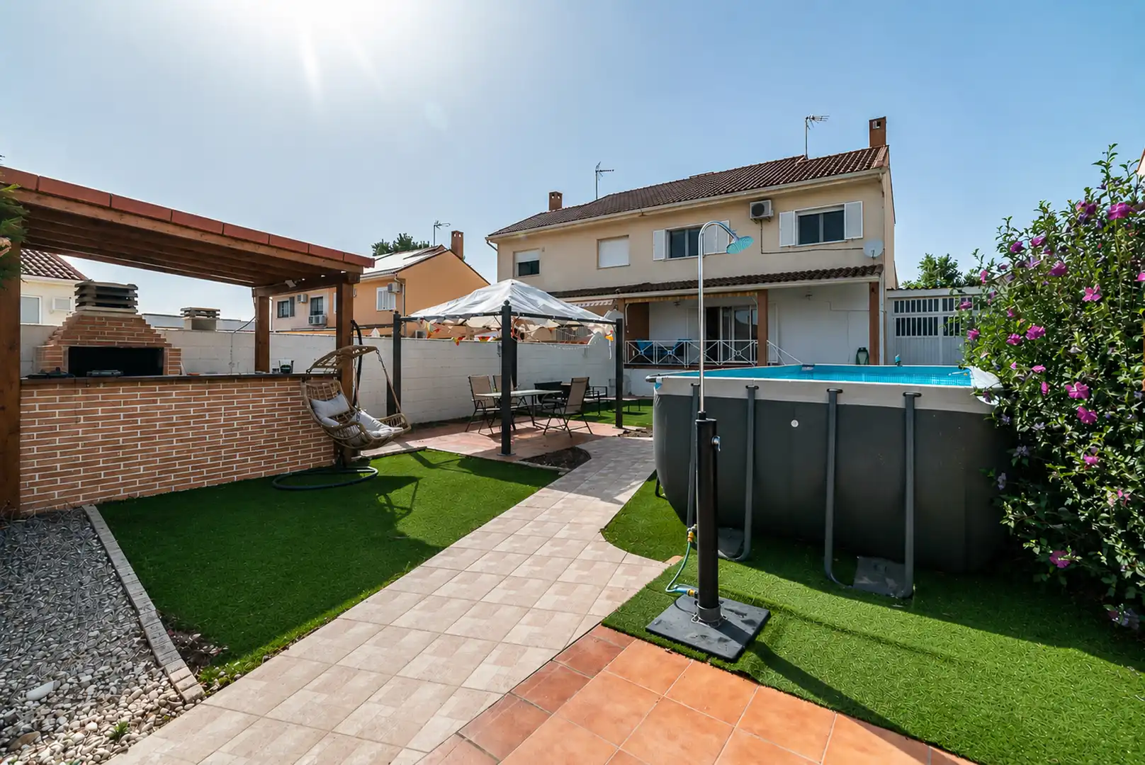 Terrassa de Casa o xalet en venda en Illescas amb Aire condicionat, Calefacció i Jardí privat