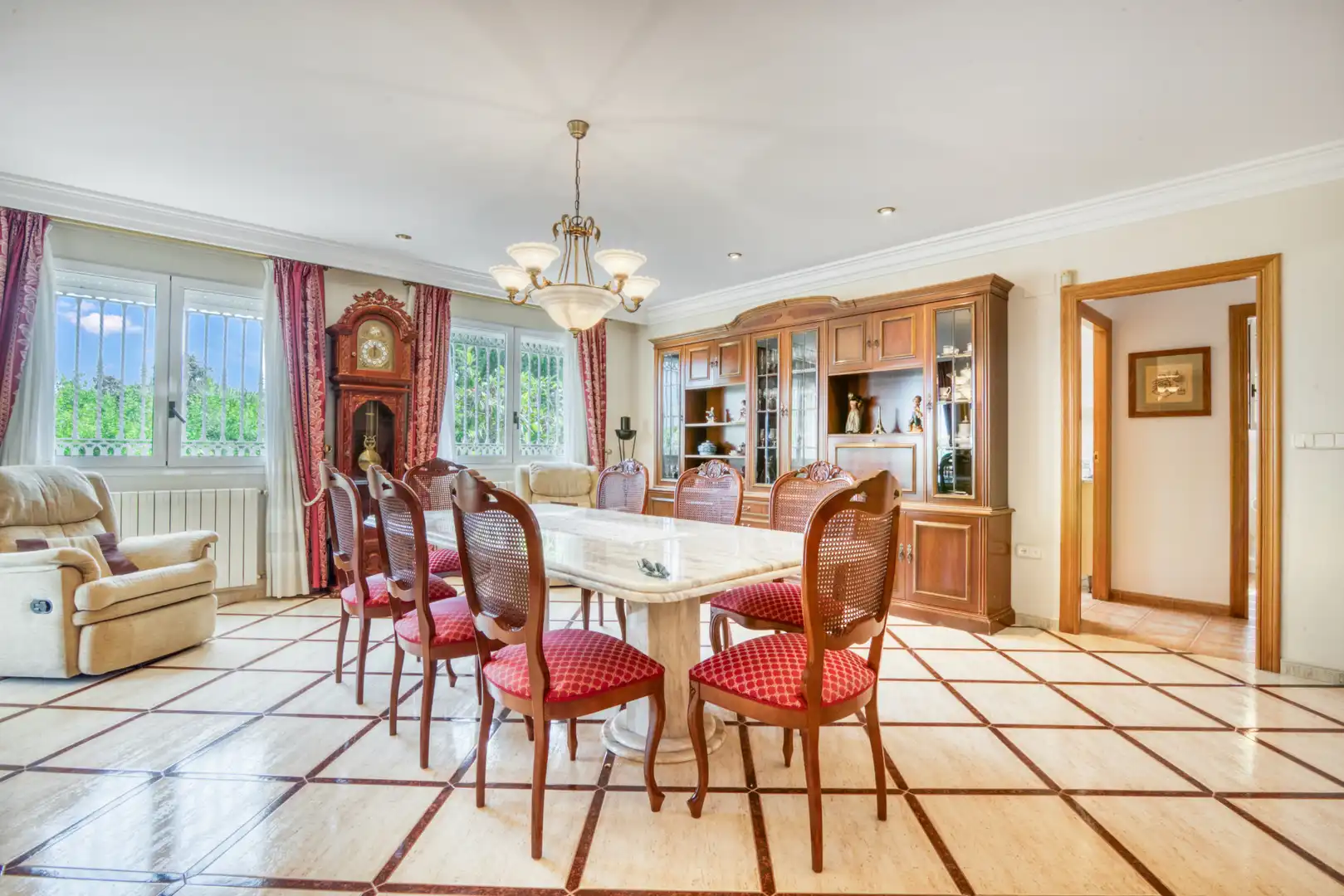 Dining room of Houses for sale in Piles  with Air Conditioner, Heating and Private garden