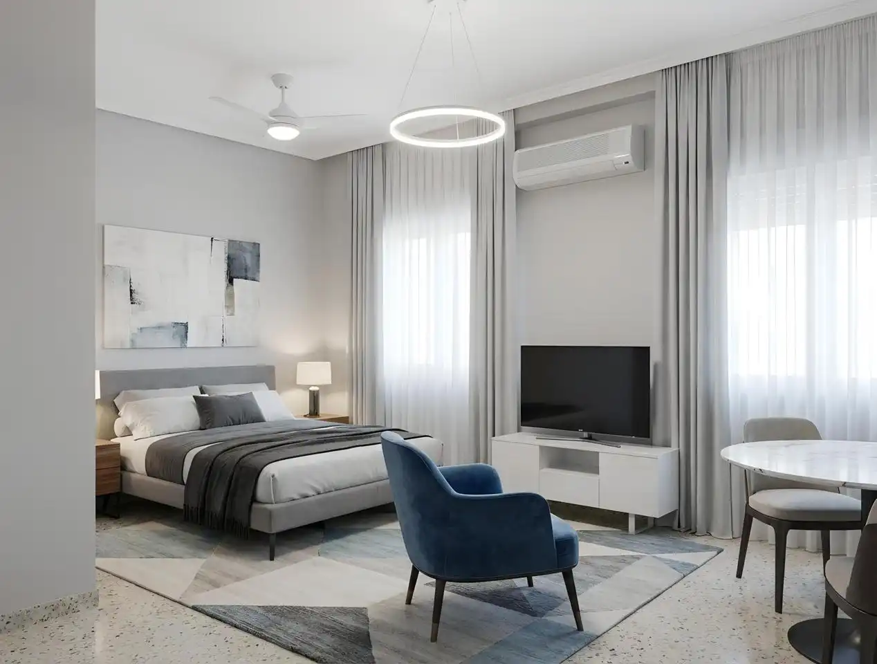 Bedroom of Flat for sale in Sevilla  with Air Conditioner, Terrace and Furnished