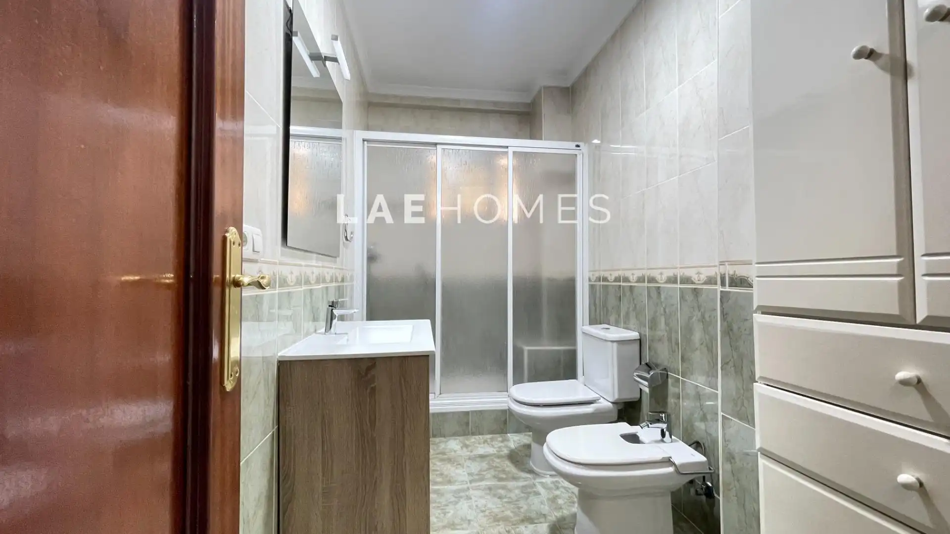 Badezimmer von Wohnung zur Miete in Málaga mit Klimaanlage, Heizung und Möbliert
