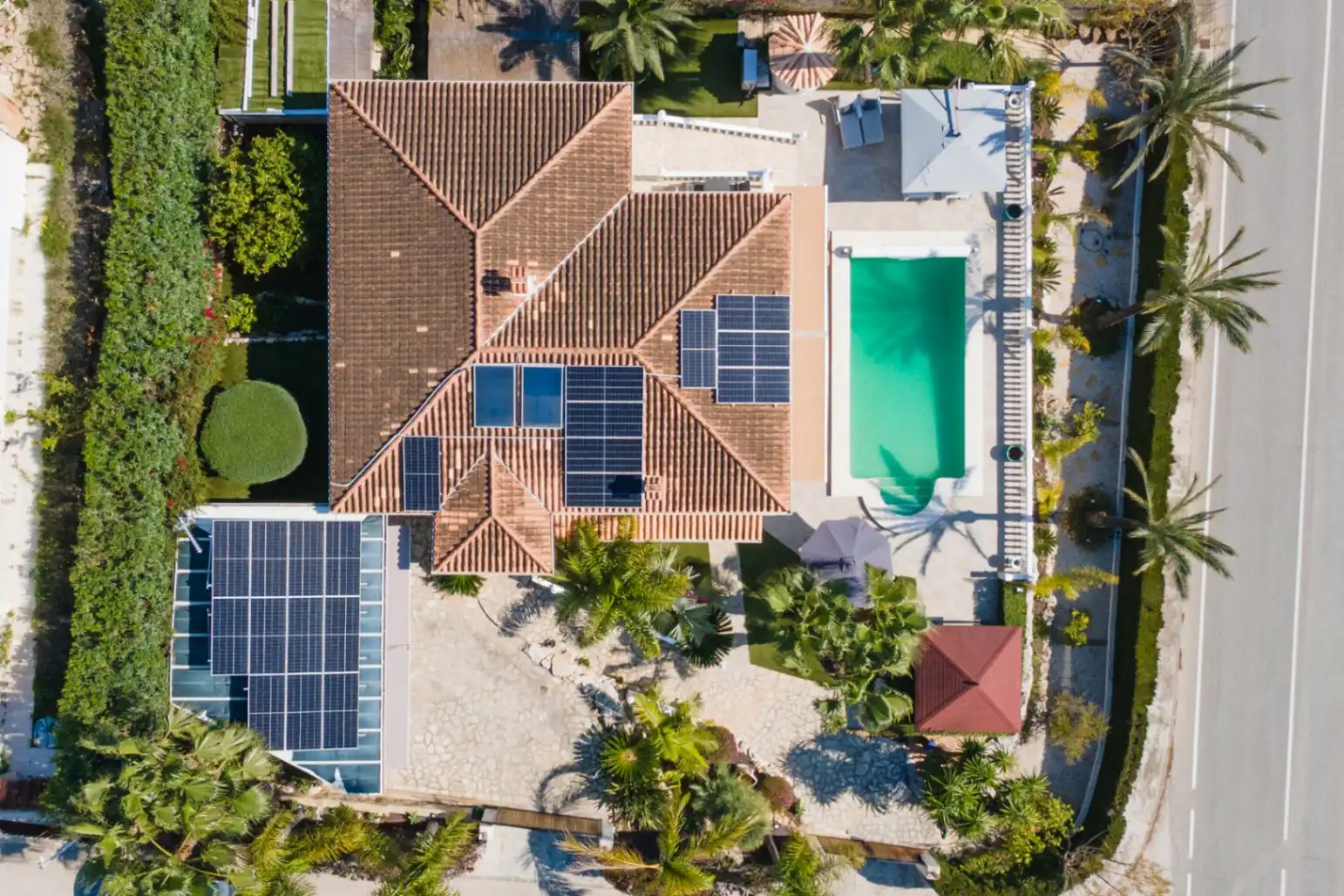 Exterior view of Houses for sale in Jávea / Xàbia  with Air Conditioner, Heating and Private garden