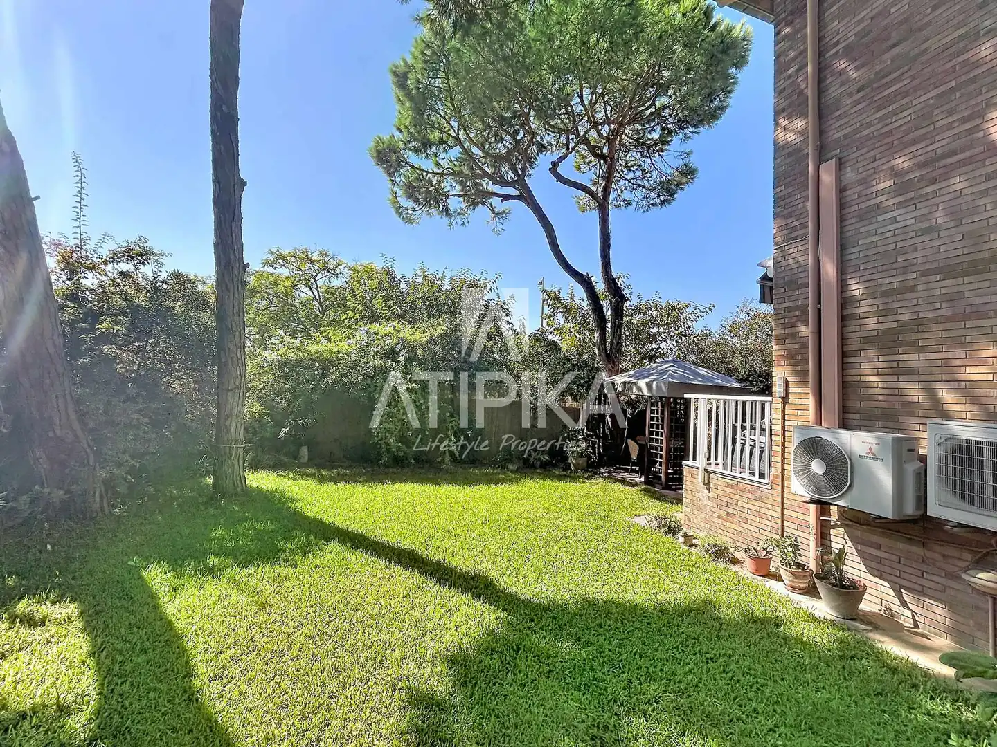 Garten von Wohnung zur Miete in Castelldefels mit Klimaanlage, Heizung und Terrasse
