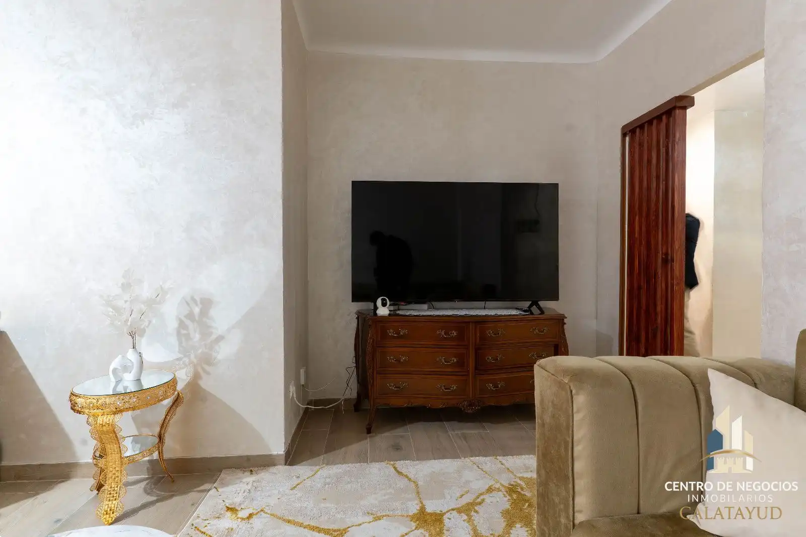 Sala d'estar de Pis en venda en Calatayud amb Calefacció, Parquet i Moblat