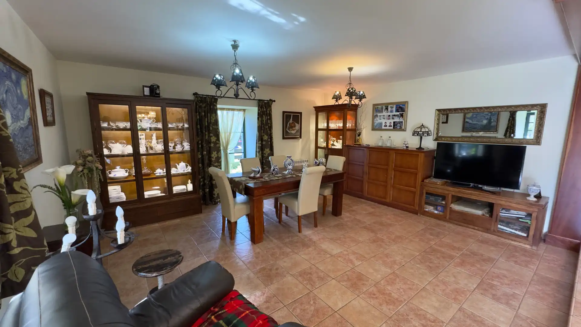 Dining room of Houses for sale in Fene  with Heating, Private garden and Parquet flooring