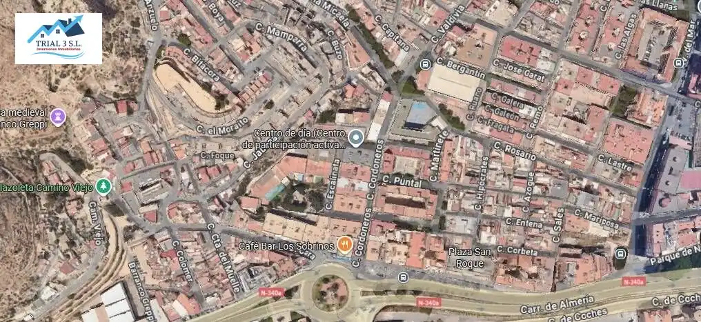 Exterior view of Houses for sale in Almería  with Private garden