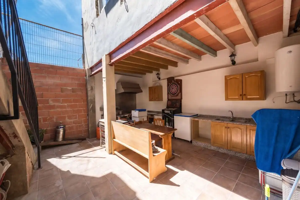 Küche von Einfamilien-Reihenhaus zum Verkauf in Mutxamel mit Klimaanlage, Heizung und Terrasse