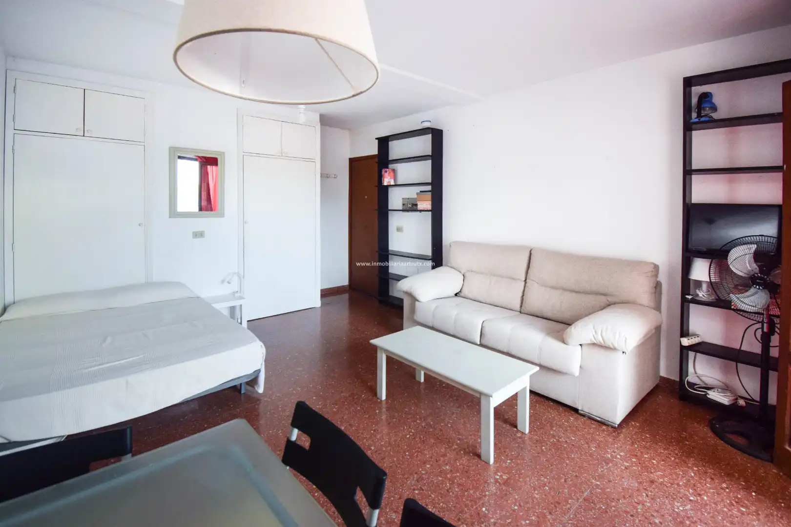 Sala de estar de Apartamento en venta en Cala Blanca